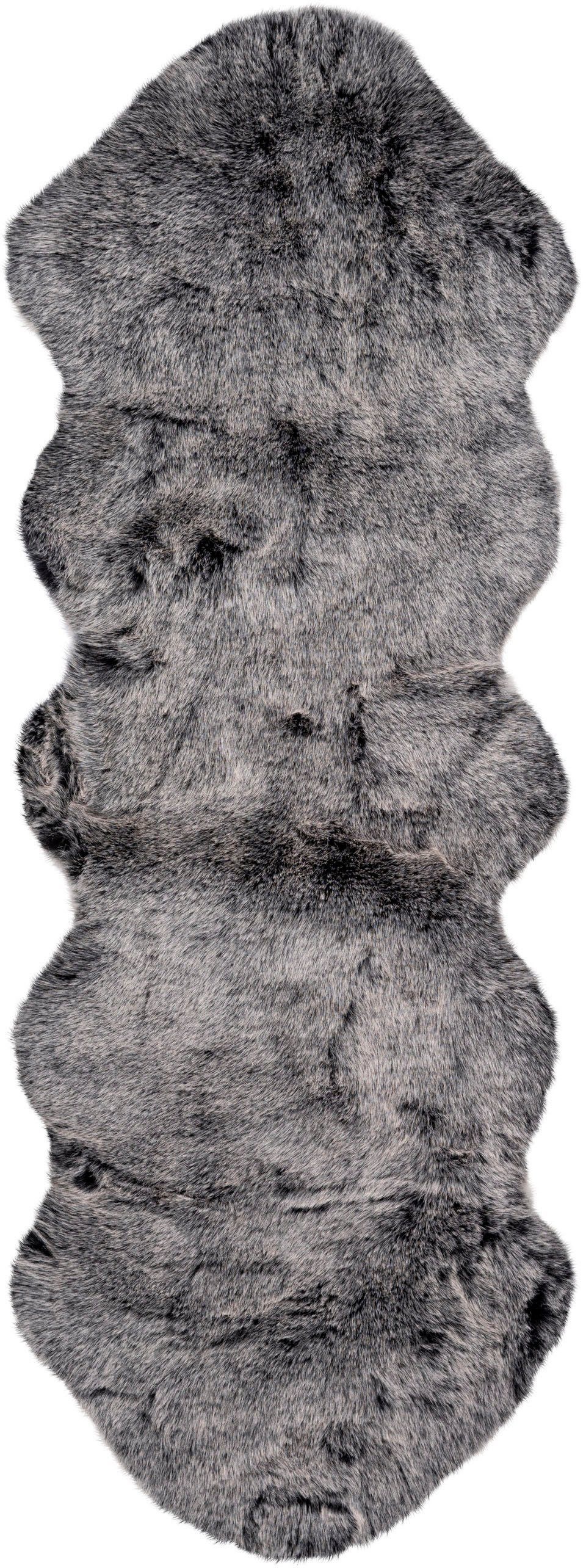 calo-deluxe Hochflor-Läufer »Emica-1000«, fellförmig, 52 mm Höhe, Kunstfell