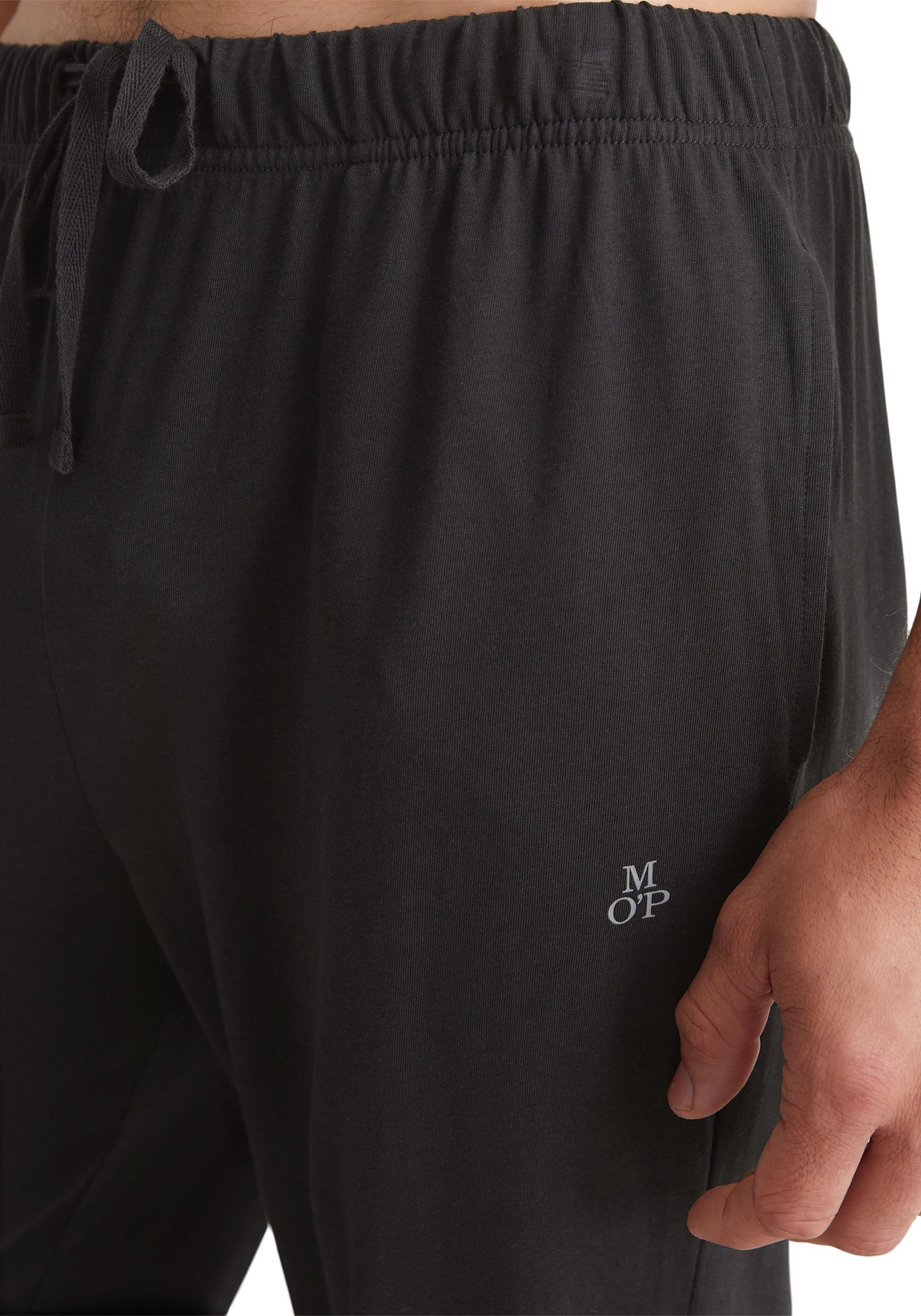 Marc O'Polo Pyjamahose »Heavy Jersey«, mit verstellbarem Kordelzugbund