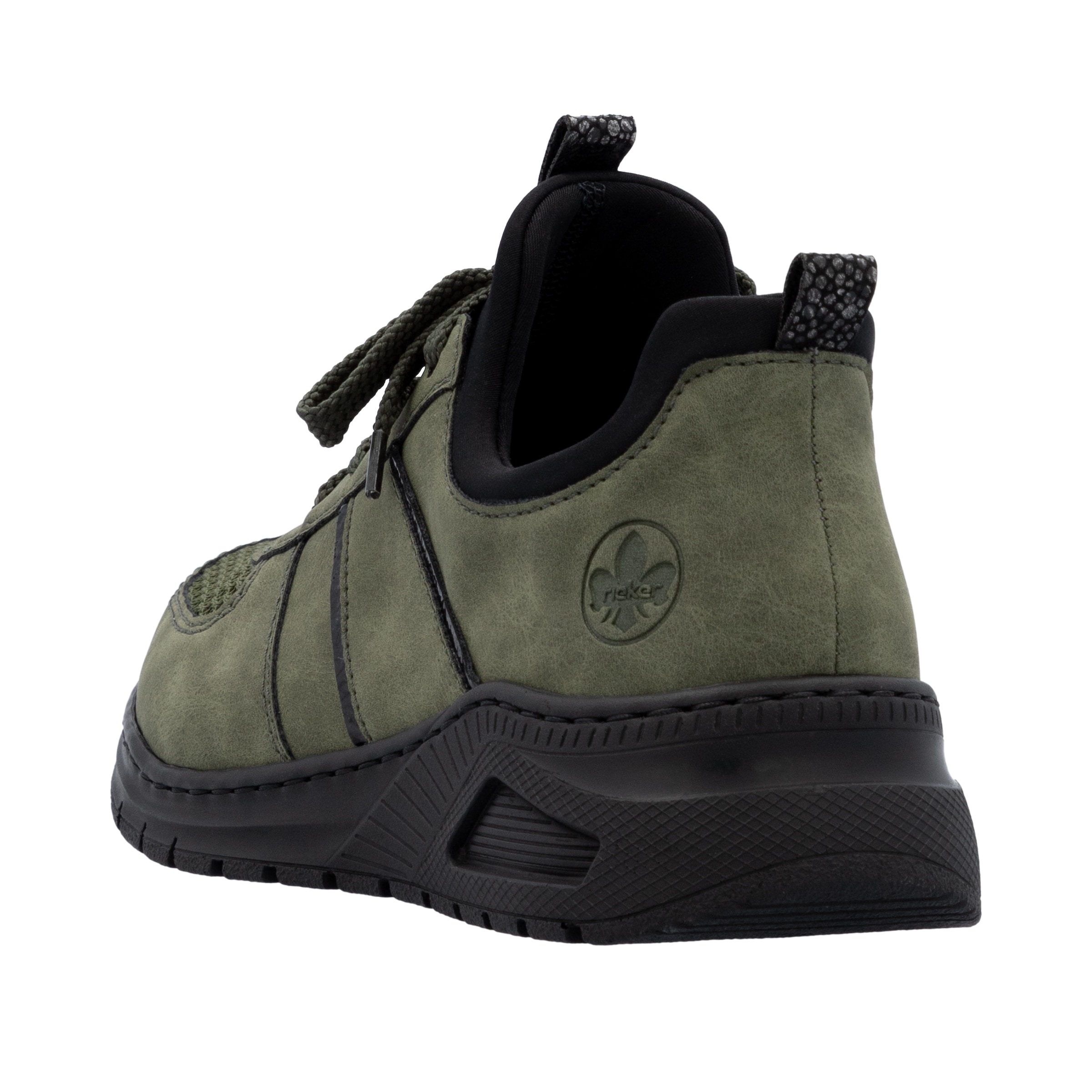 Rieker Slip-On Sneaker, Schlupfschuh, Halbschuh, Freizeitsneaker, weiche MemoSoft-Innensohle