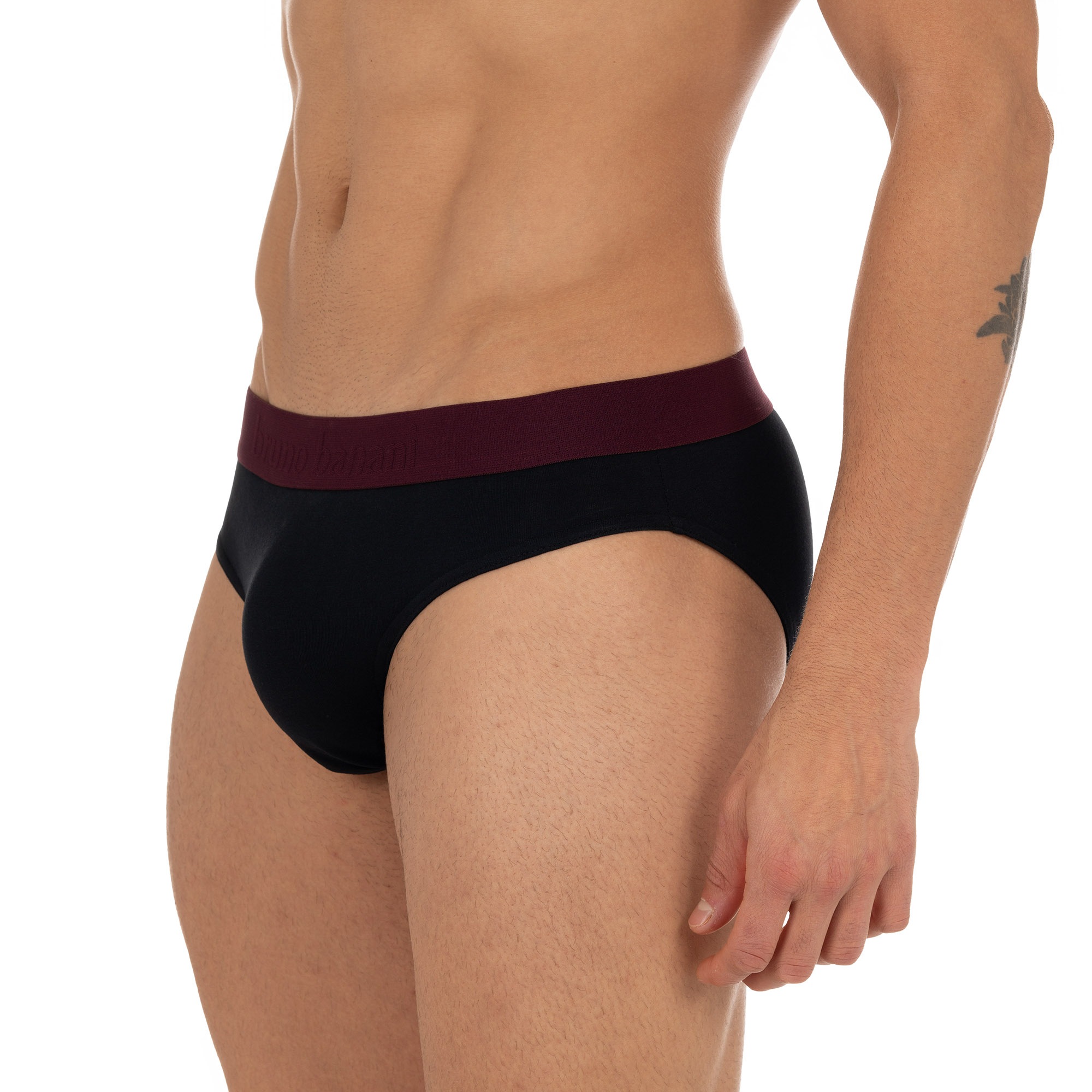 Bruno Banani Slip »Flowing«, (2er Pack), mit Logobund