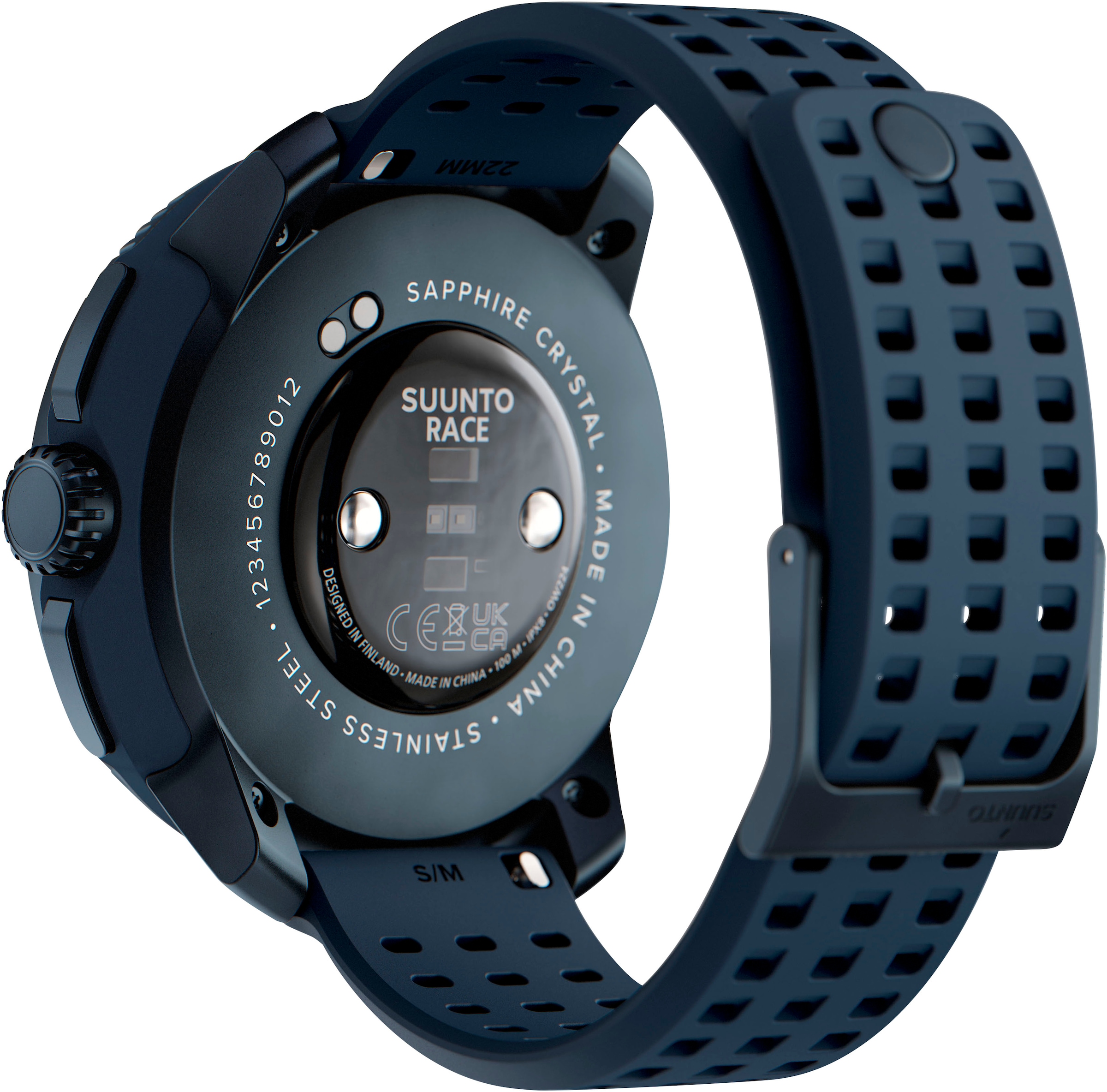 Suunto Smartwatch »Race Edelstahl«, (Wear OS by Google)