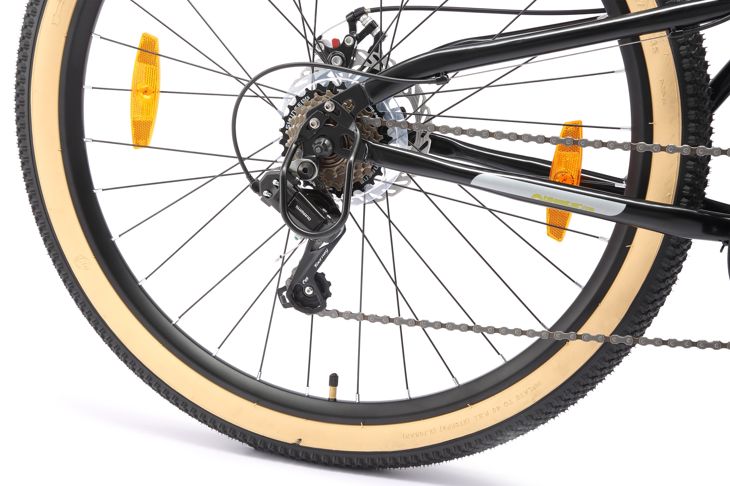 Bikestar Mountainbike 21 Gang Shimano RD-TY300 Schaltwerk Kettenschaltung für Damen und Herren, Kettenschaltung