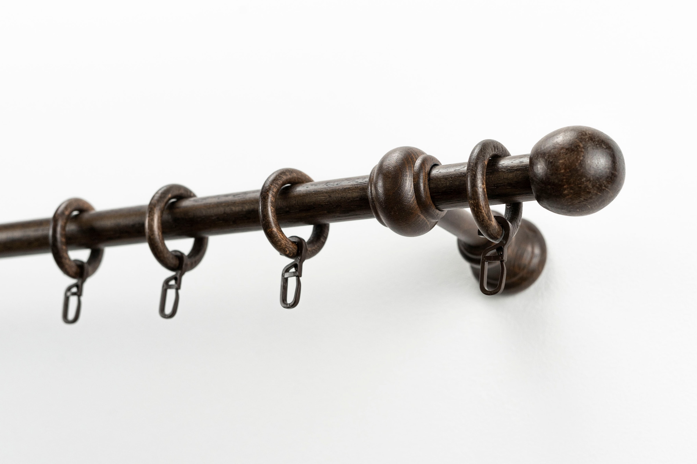 GARESA Gardinenstange "BAROCK" Ø 20 mm 1 läufig-läufig Wunschmaßlänge;Ringe günstig online kaufen