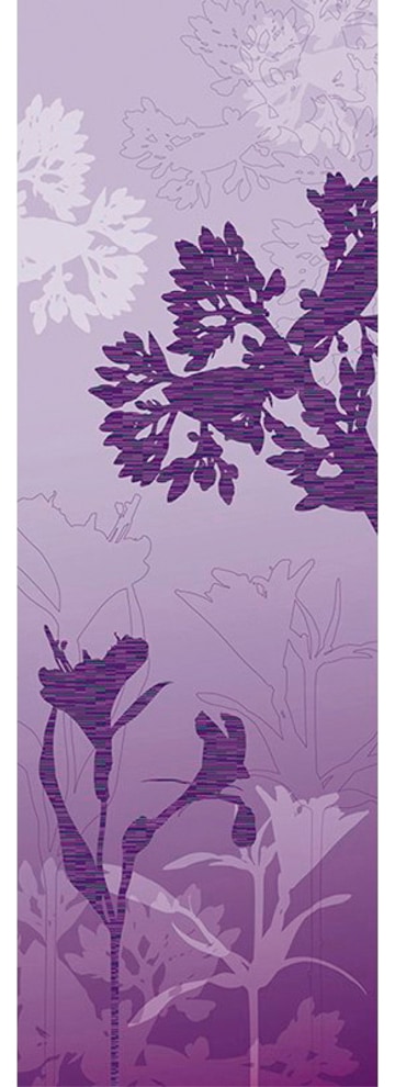 Architects Paper Fototapete "Mystic Blossoms Violet", Floral Tapete Natur Lila Violett Panel 1,00m x 2,80m