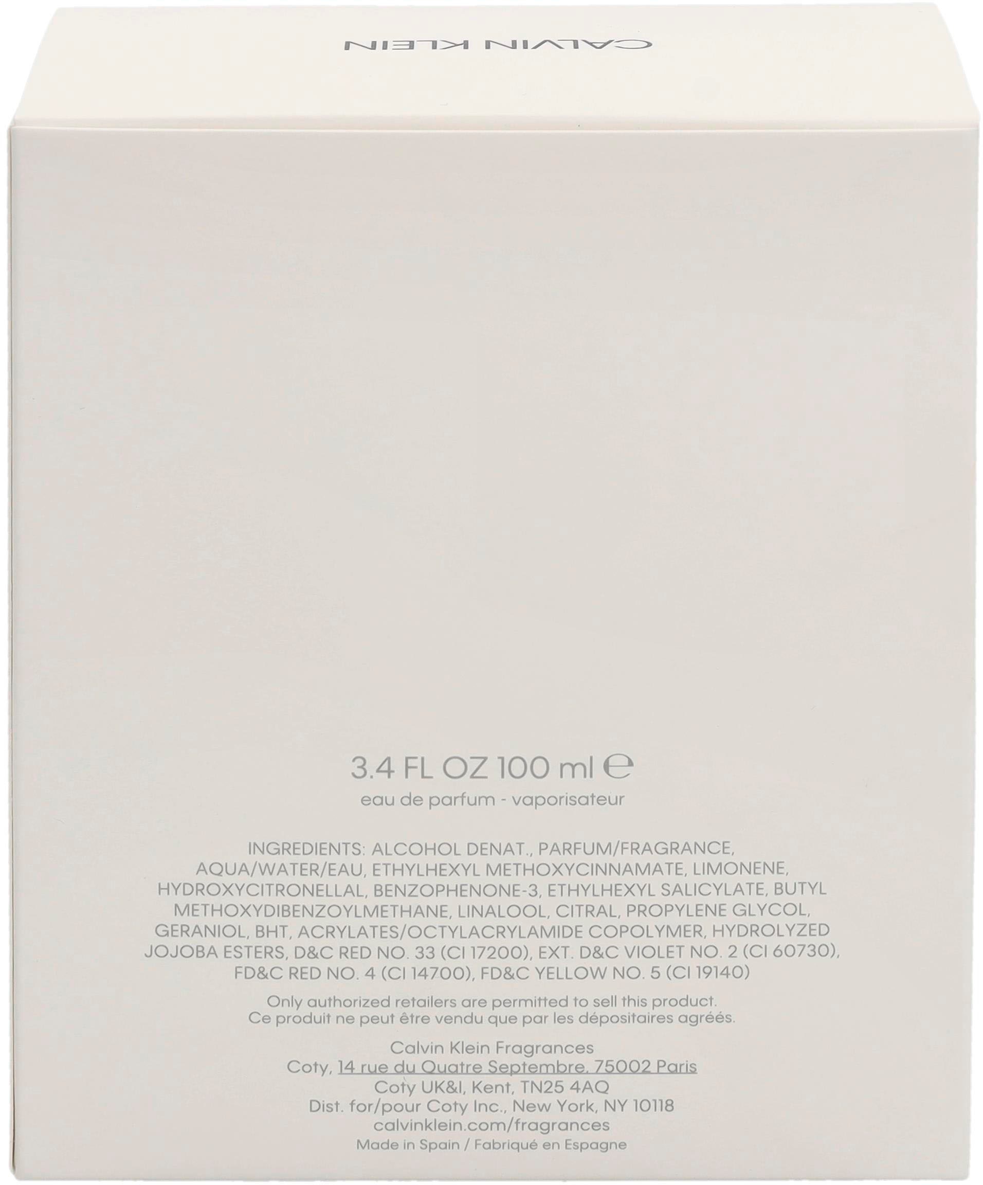 Calvin Klein Eau de Parfum »Women«, mit holziger Duftnote