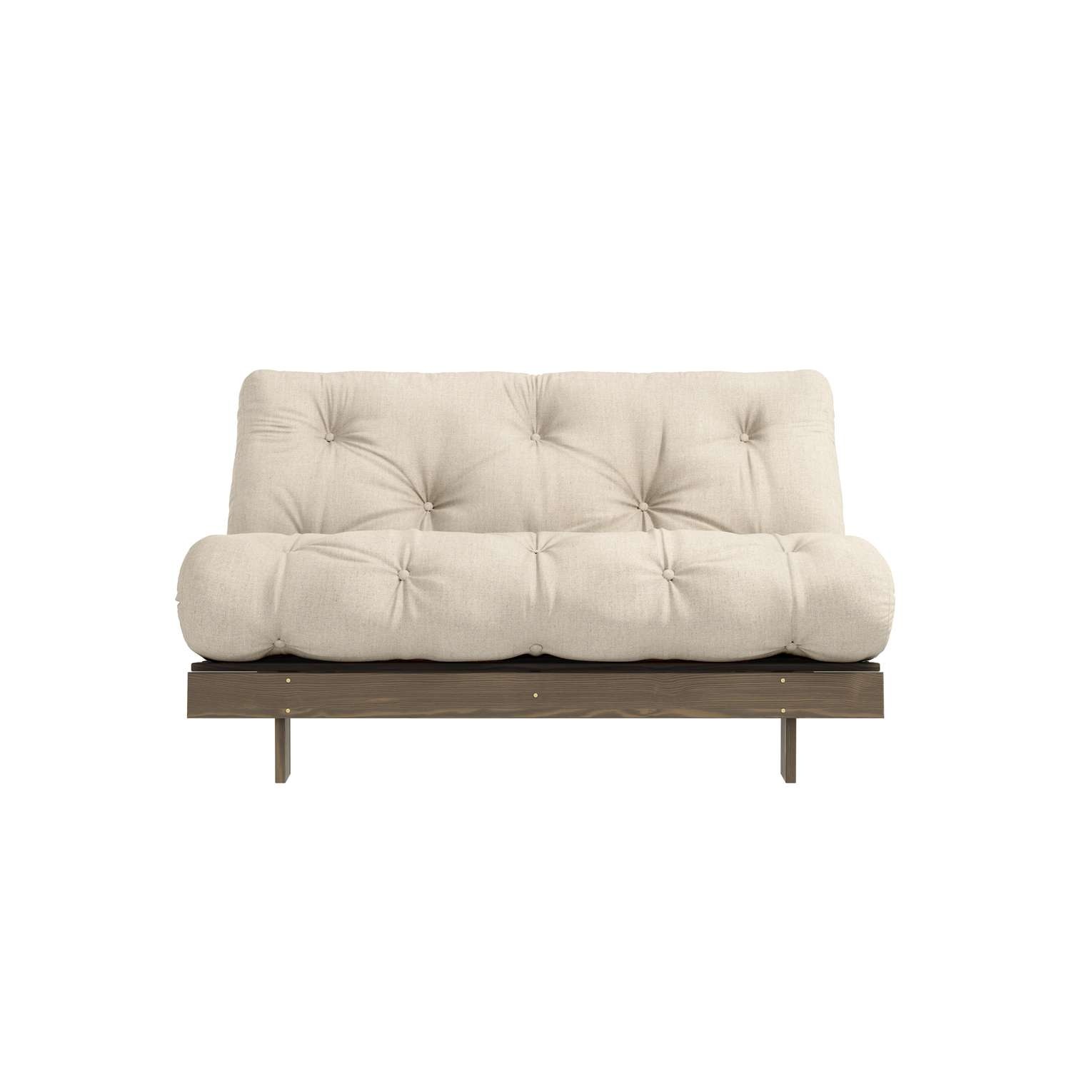 Karup Design Daybett "Roots Sofa Bed, Schlafsofa, Bettfunktion, FSC-Massivholz," Inkl. Futonmatratze, Made in Europe, langlebig, B: 140 oder 160 cm
