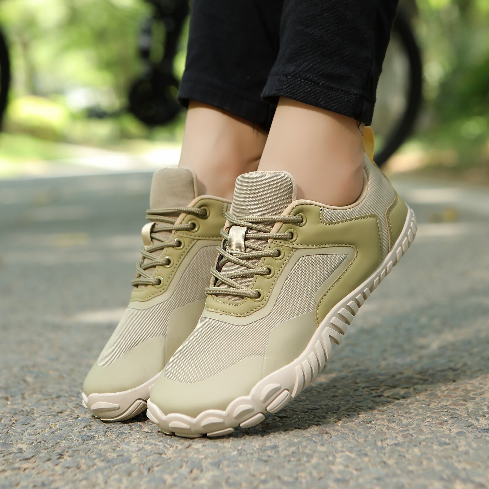 DOTALES Ridgestep Barefoot Shoe Green Size 45 3