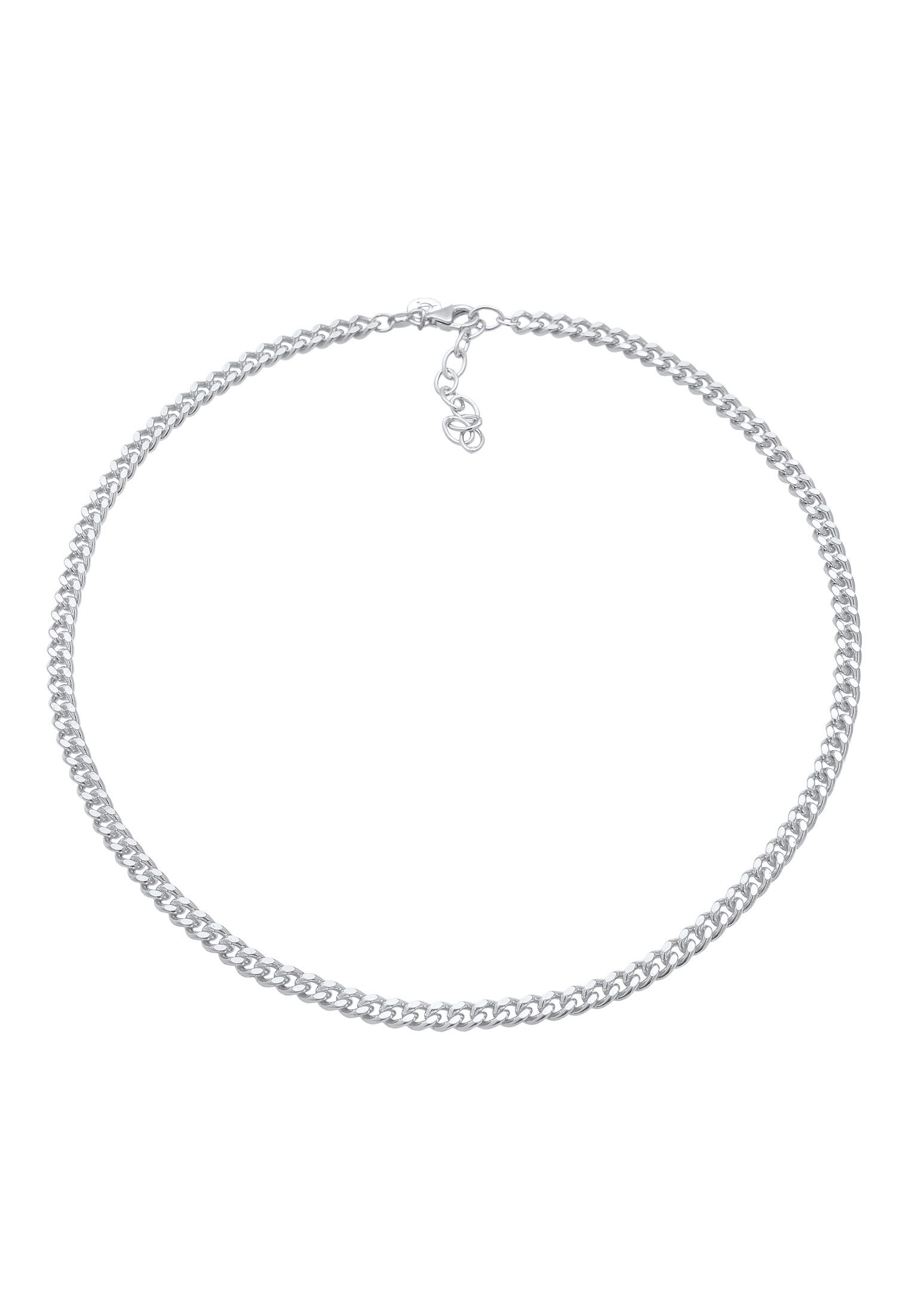 Elli Premium Kette ohne Anhänger »Choker Panzerkette Basic Klassik 925 Silber«