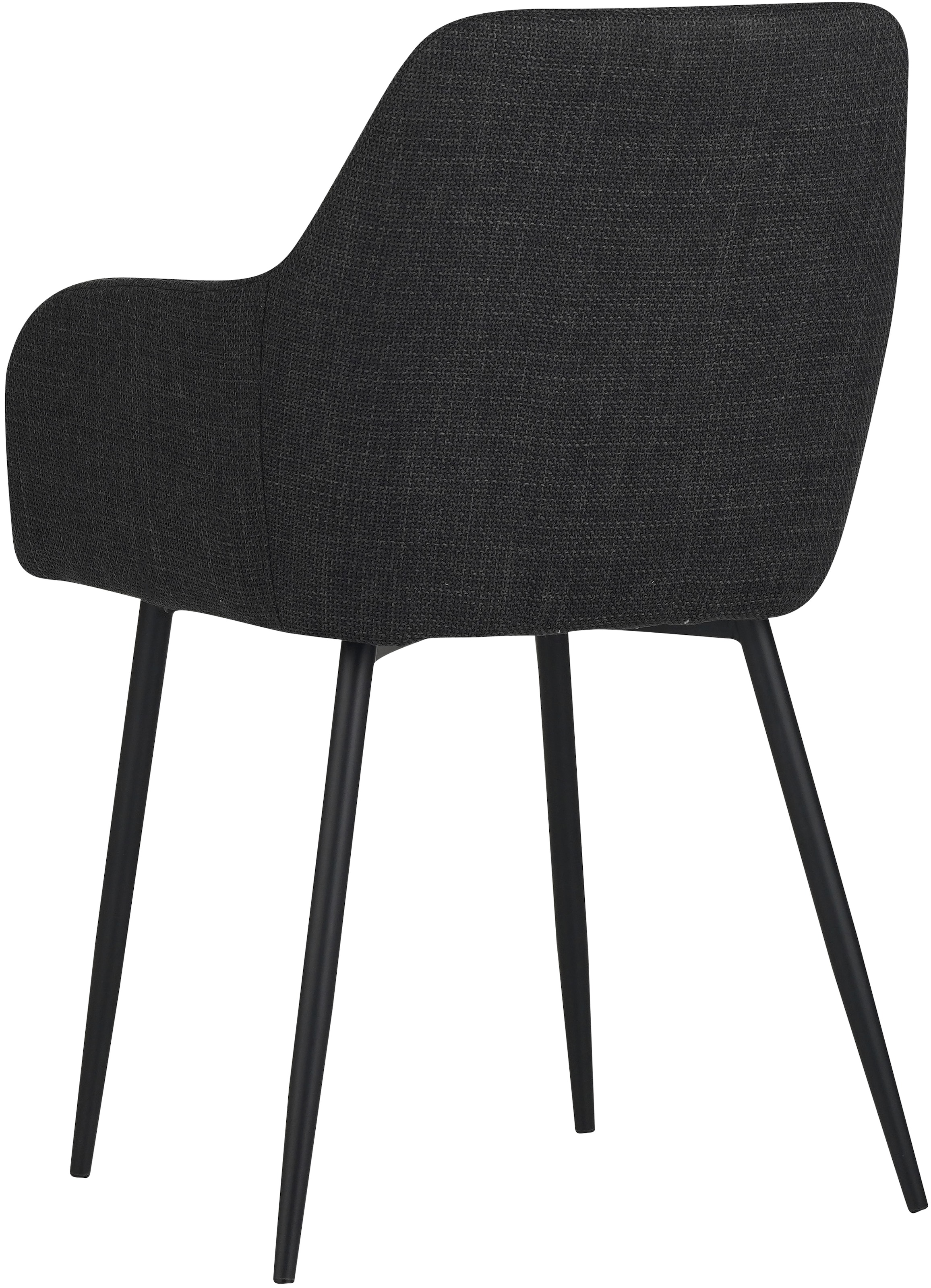 HELA Essgruppe »MOSEL«, (3 tlg.), Tisch 90x75 cm, Platte rund, gesinterter Stein, Armlehnenstuhl