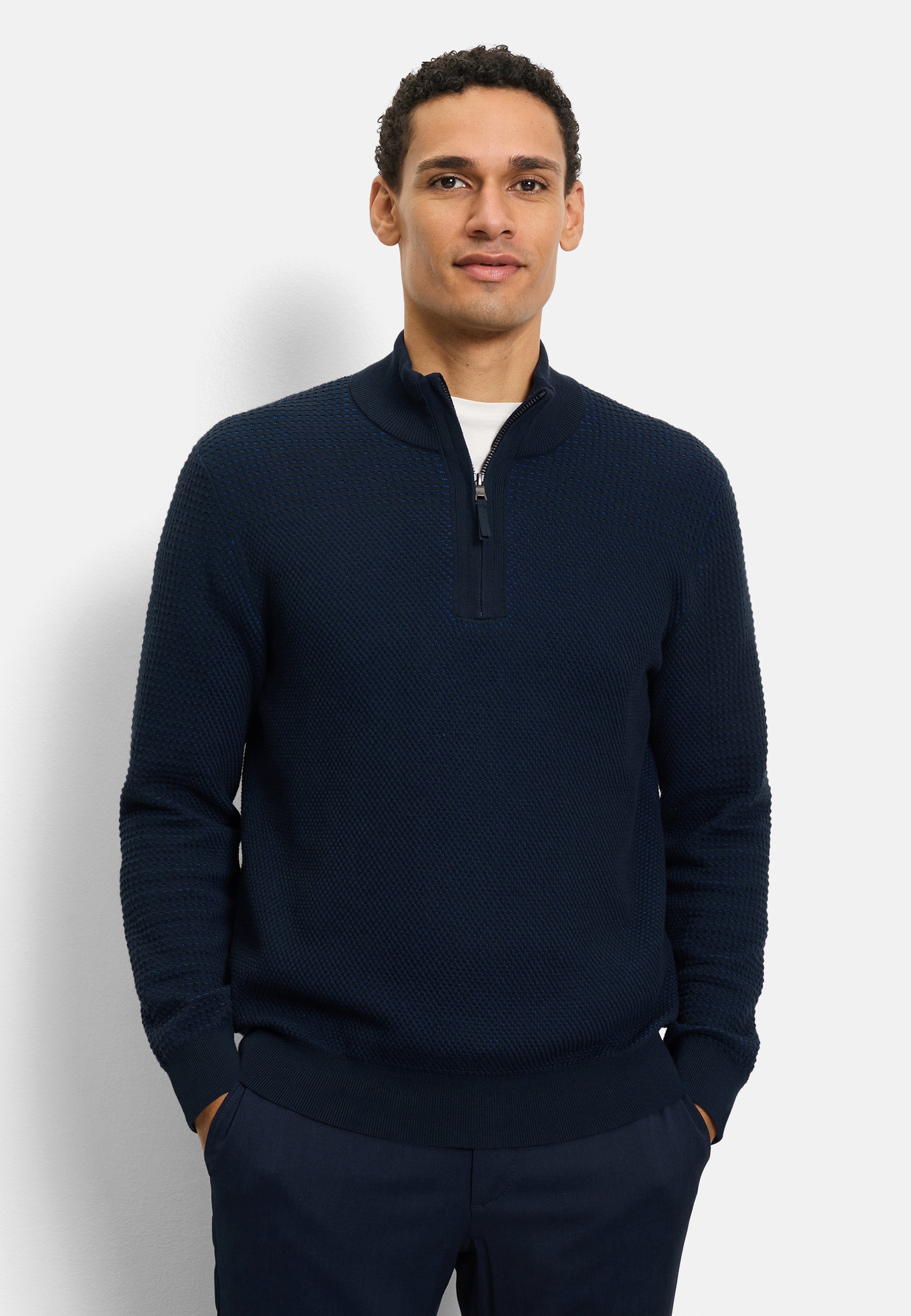 OLYMP Troyer "OLYMP Casual Strick, Troyer"