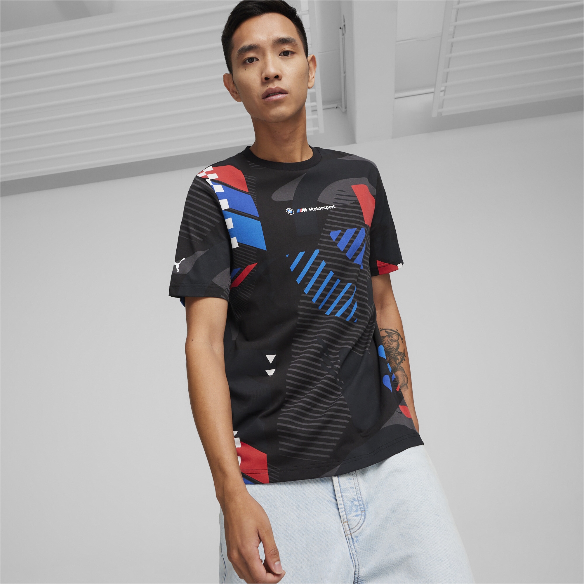 PUMA T-Shirt »BMW M Motorsport AOP T-Shirt Herren«