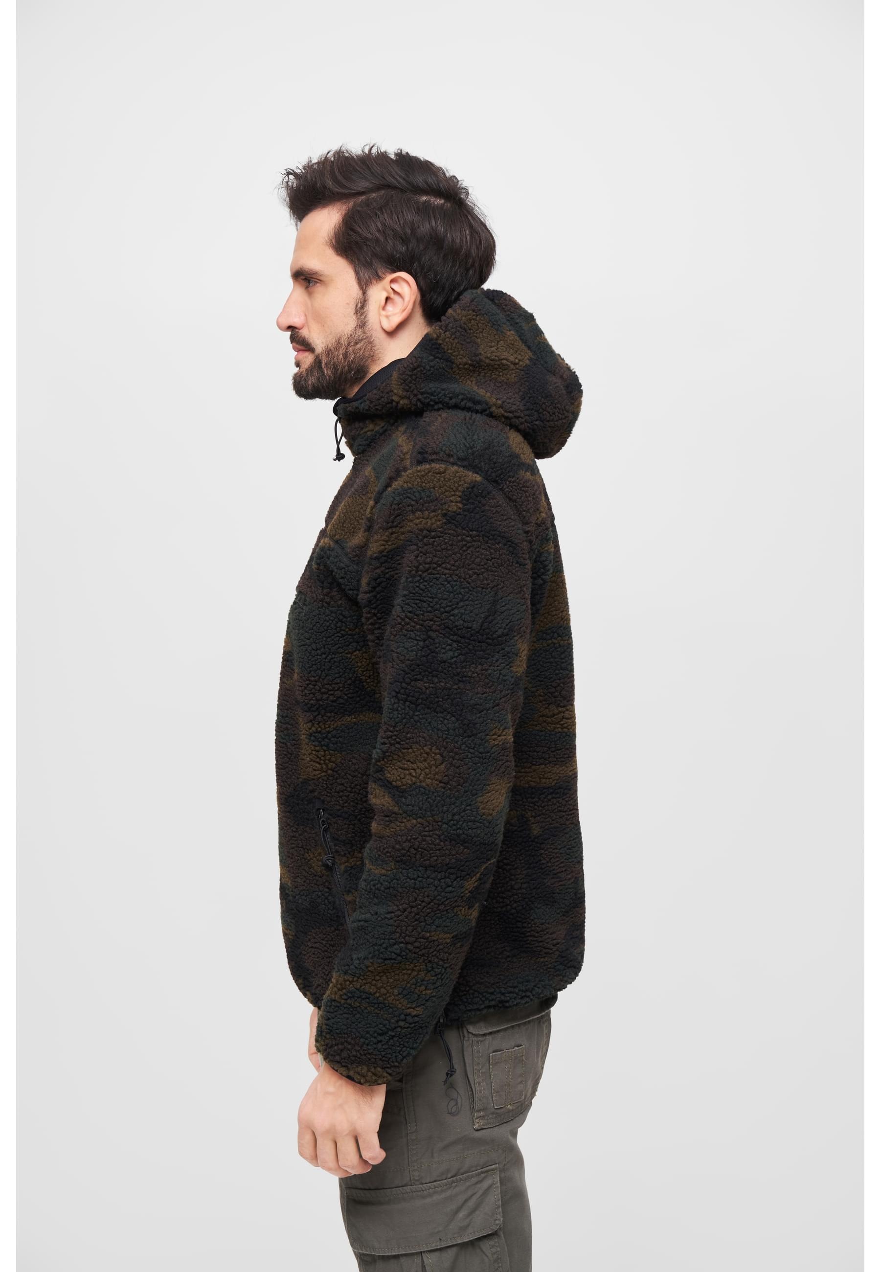 Brandit Anorak »Brandit Herren Teddyfleece Worker Pullover«, (1 St.), mit Kapuze