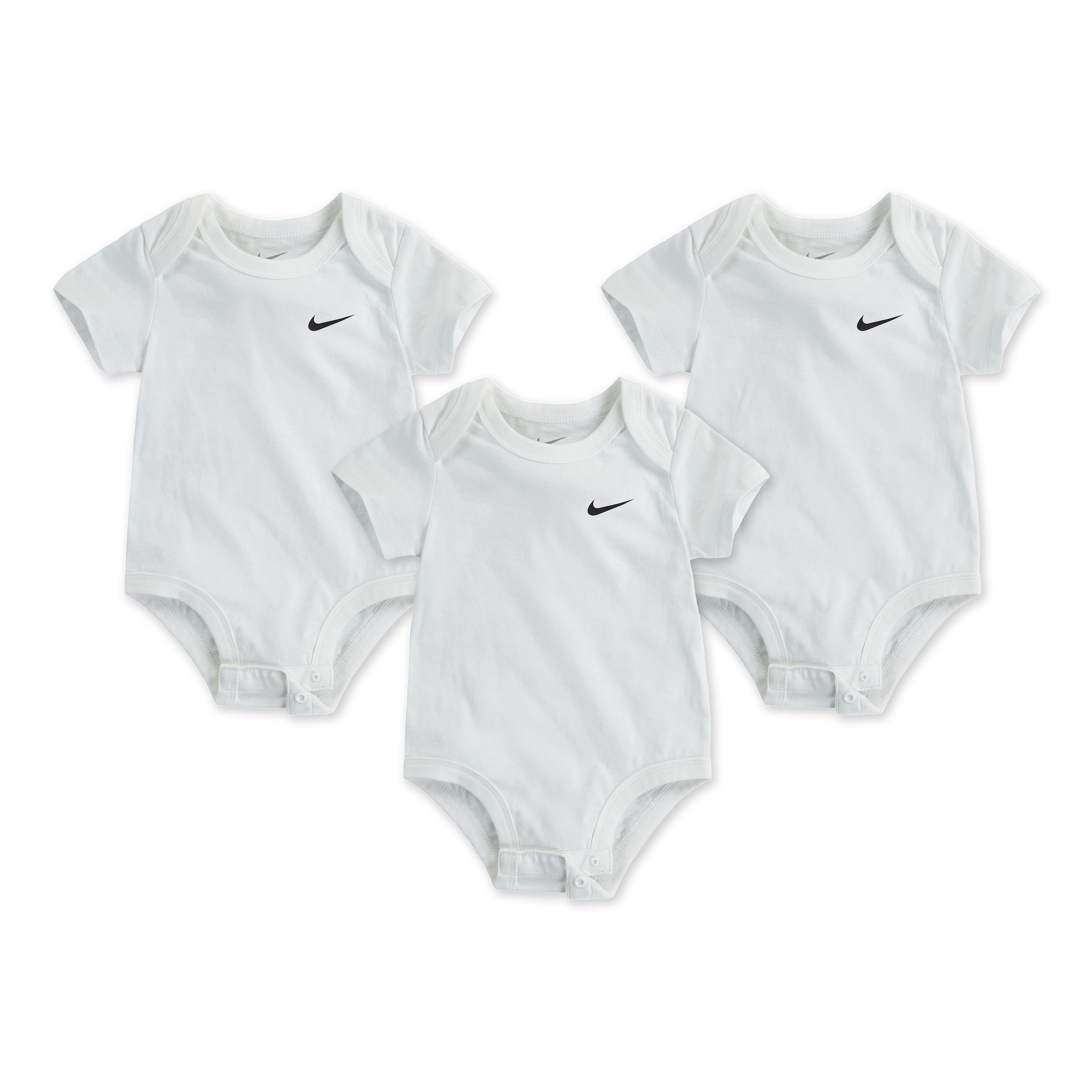 Nike Sportswear Body »für Babies« Packung, 3 tlg. für Babys, dreiteiliges Set, aus Baumwolle und Polyester