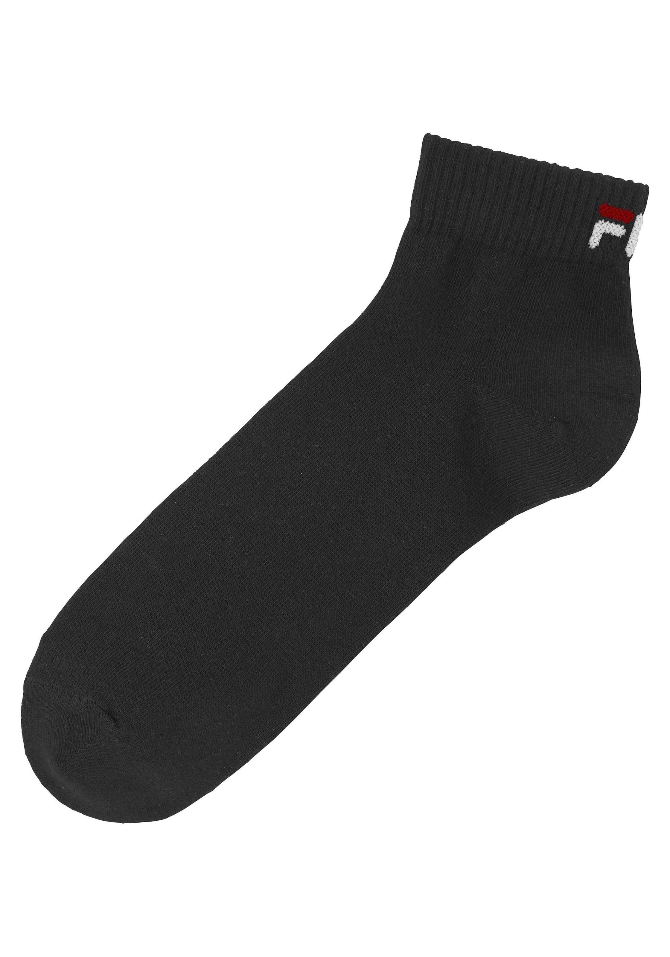 Fila Kurzsocken, (3 Paar), mit Logostickerei