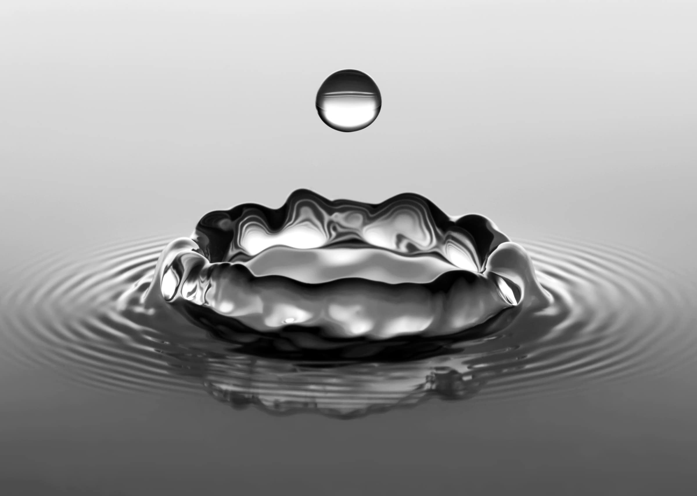 Papermoon Fototapete "Wassertropfen"