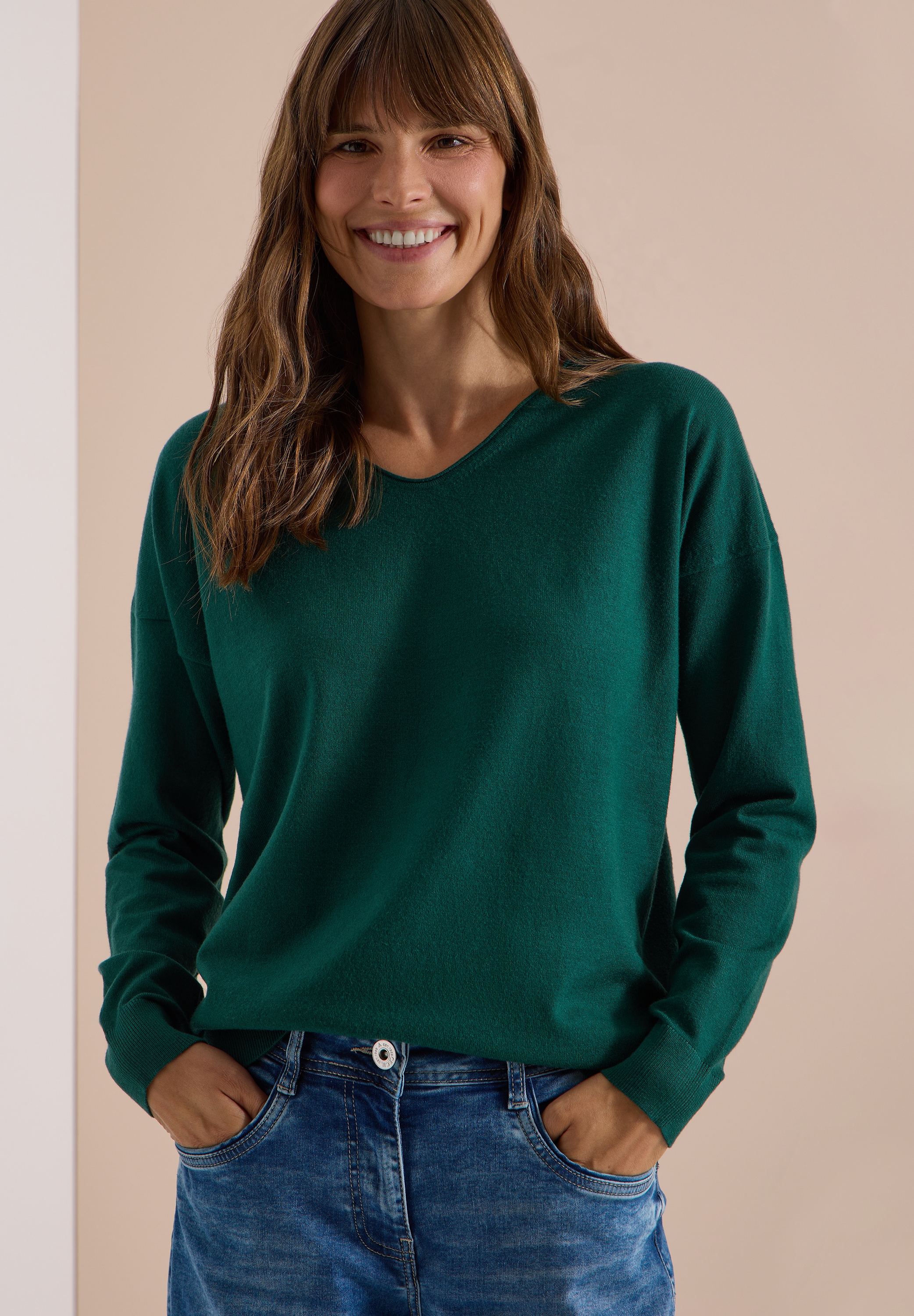 Cecil Strickpullover in Unifarbe