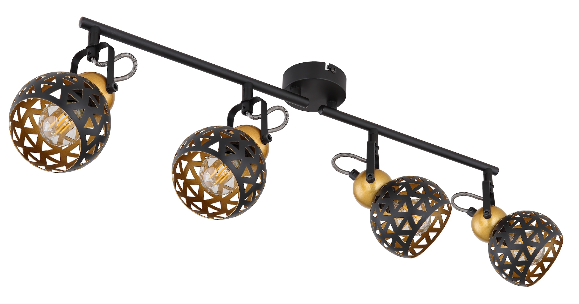 GLOBO LIGHTING Deckenspot »SARRA« E14 1 Stk. Deckenstrahler für Wohn- & Esszimmer schwarz