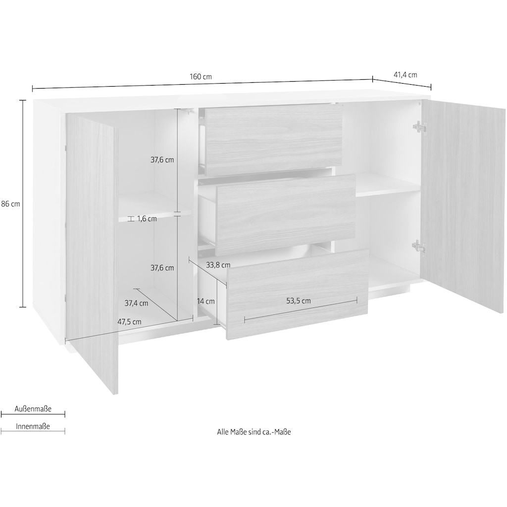 INOSIGN Sideboard »bloom«