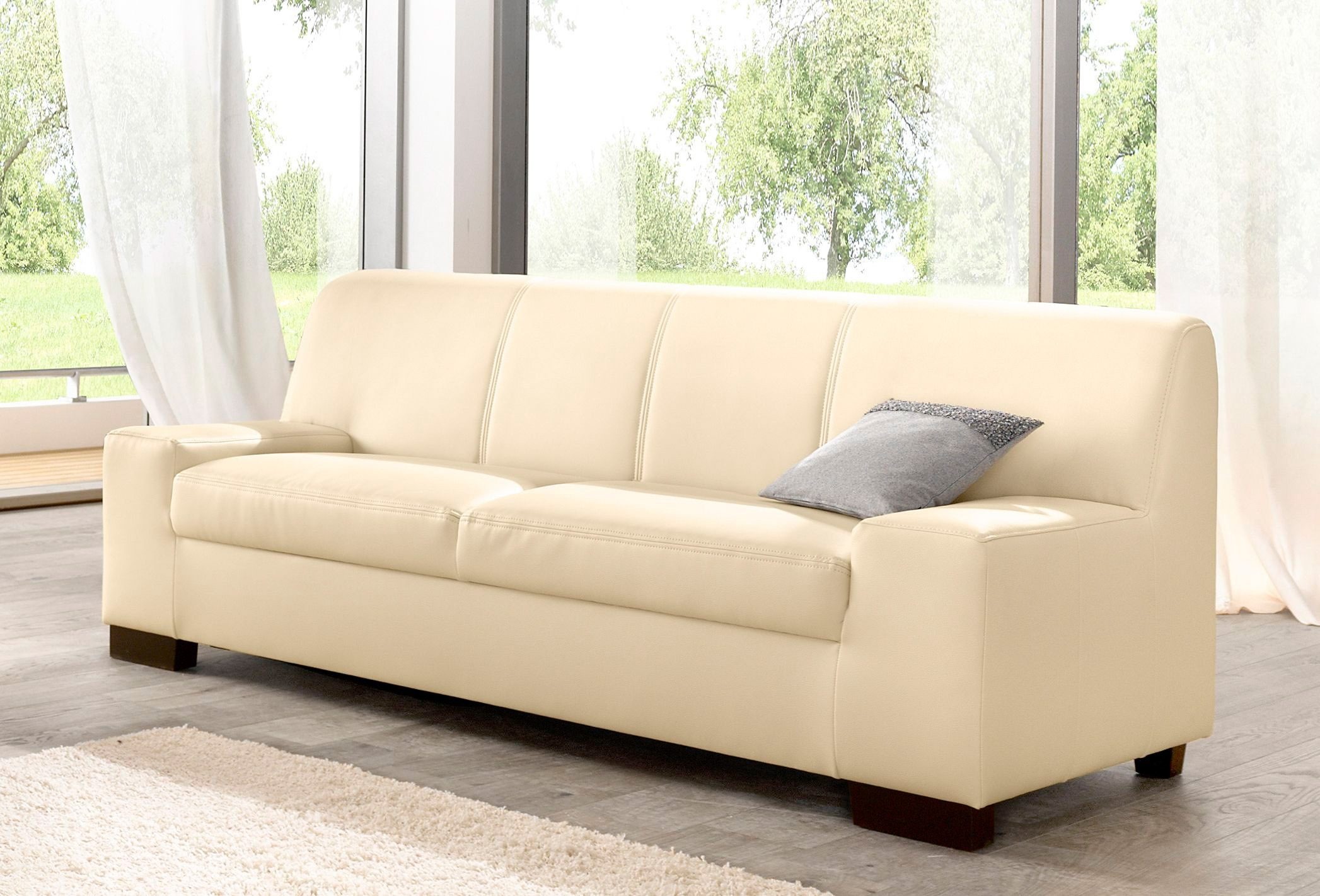 DOMO collection 3-Sitzer "Norma zeitlos, kubisch und elegant, komfortabel, günstig online kaufen