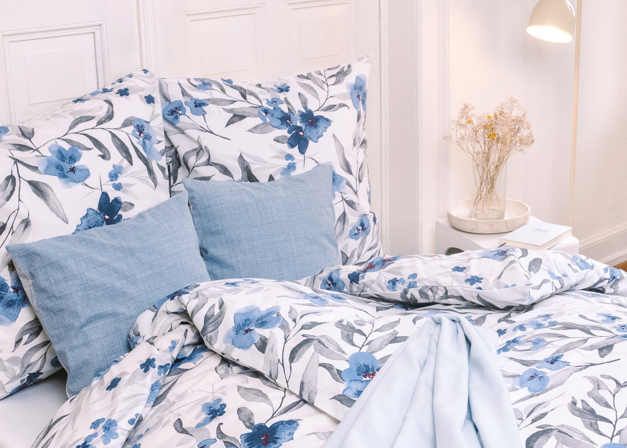 Thumbnail - Dyckhoff Bettwäsche "Blue Flowers" 2 Stk. tlg.