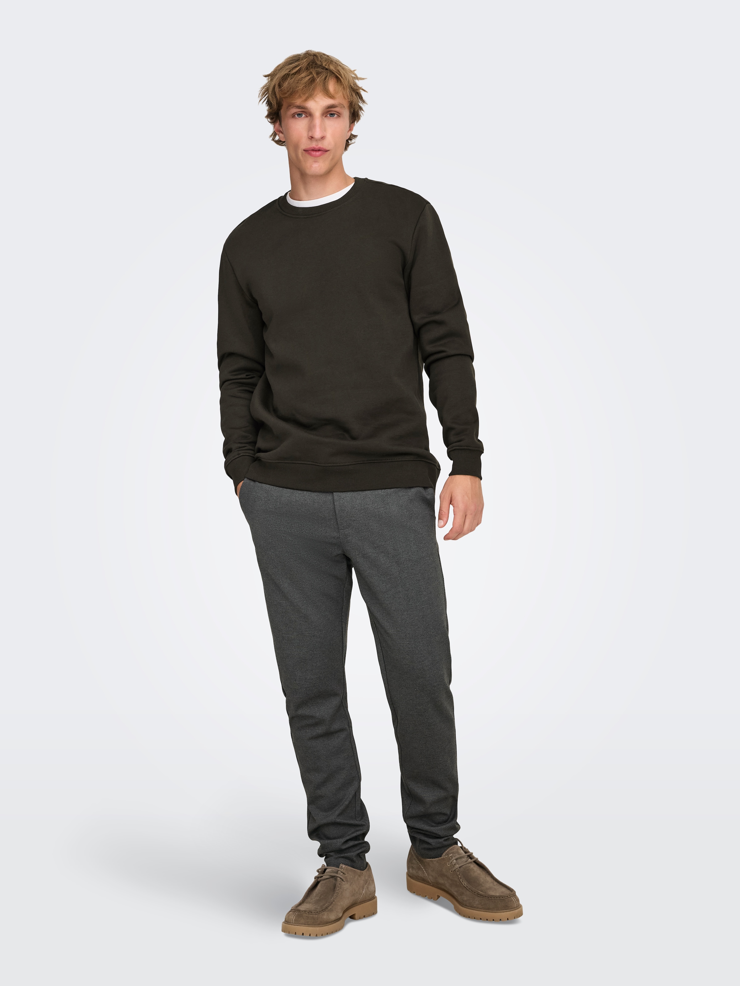 ONLY & SONS Chinohose »ONSMARK SLIM HERRINGBONE 2911 PANT NOOS«