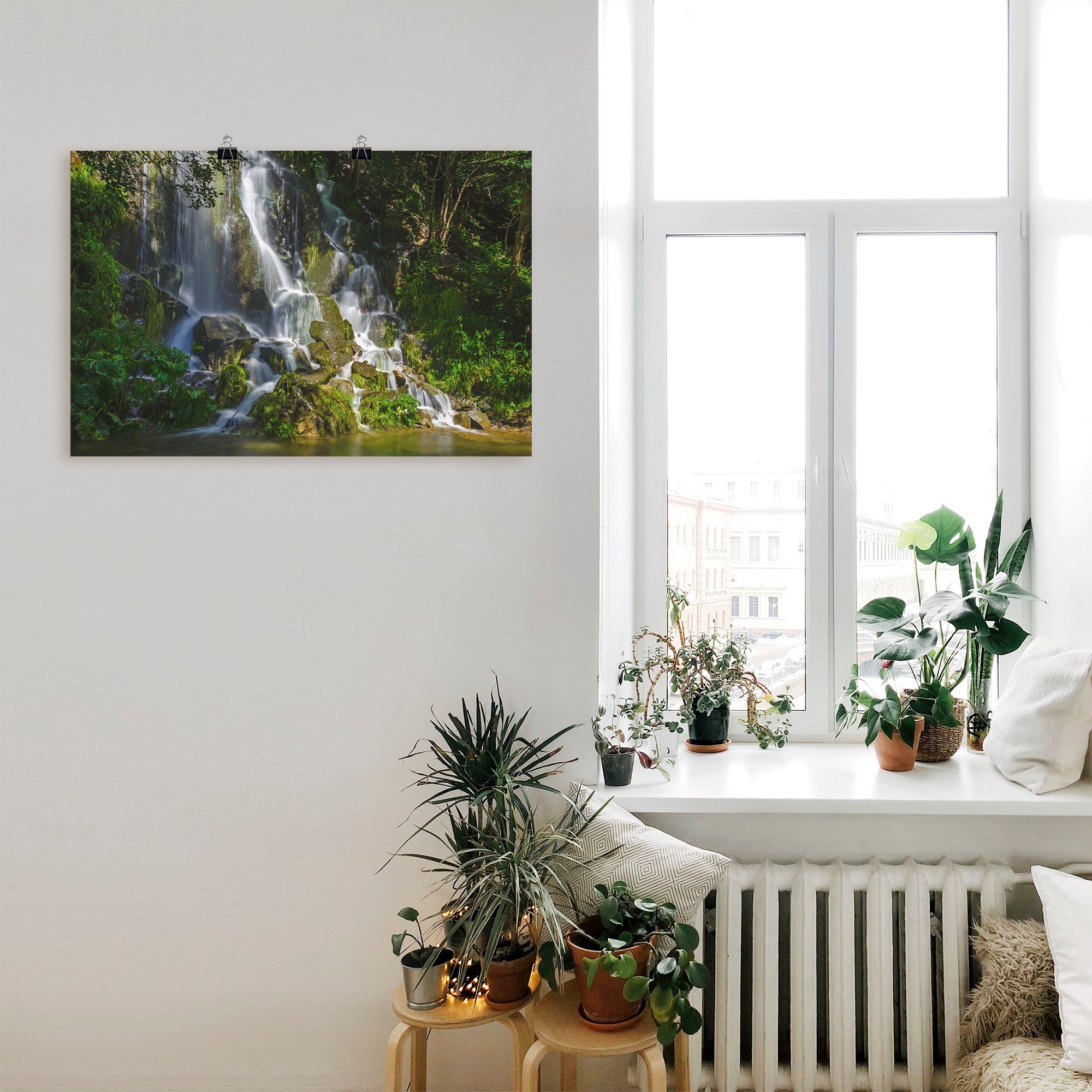 Artland Wandbild »Wasserfall im Harz«, Gewässer, (1 St.), als Poster in verschied. Größen