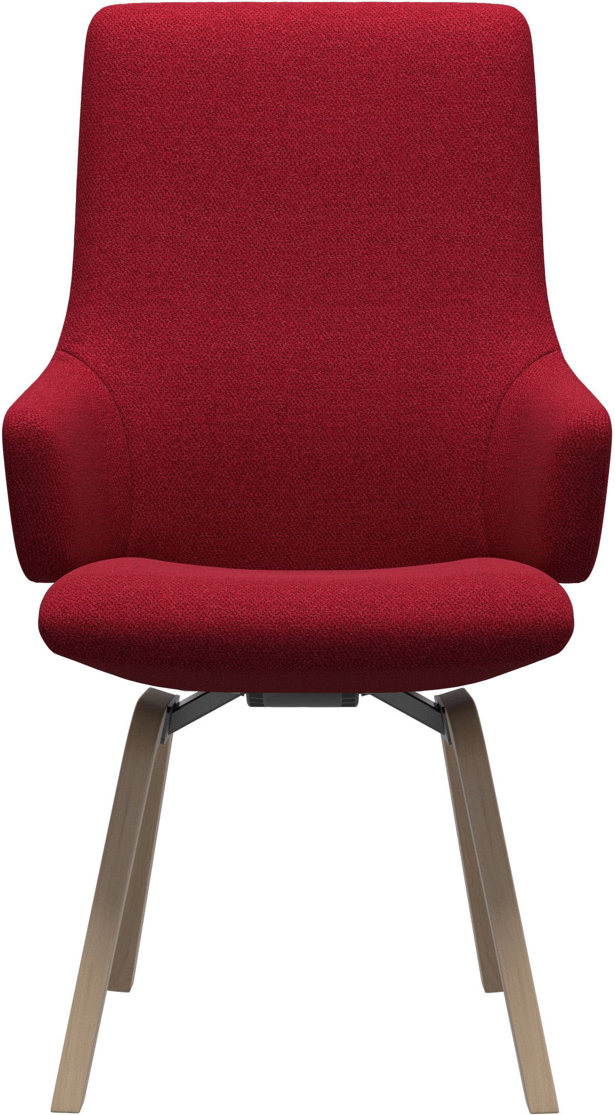Stressless® Polsterstuhl »Laurel«, ROHLEDER Stoff Q2 FARON, High Back mit Armlehne, Größe L, mit schräggestellten Beinen