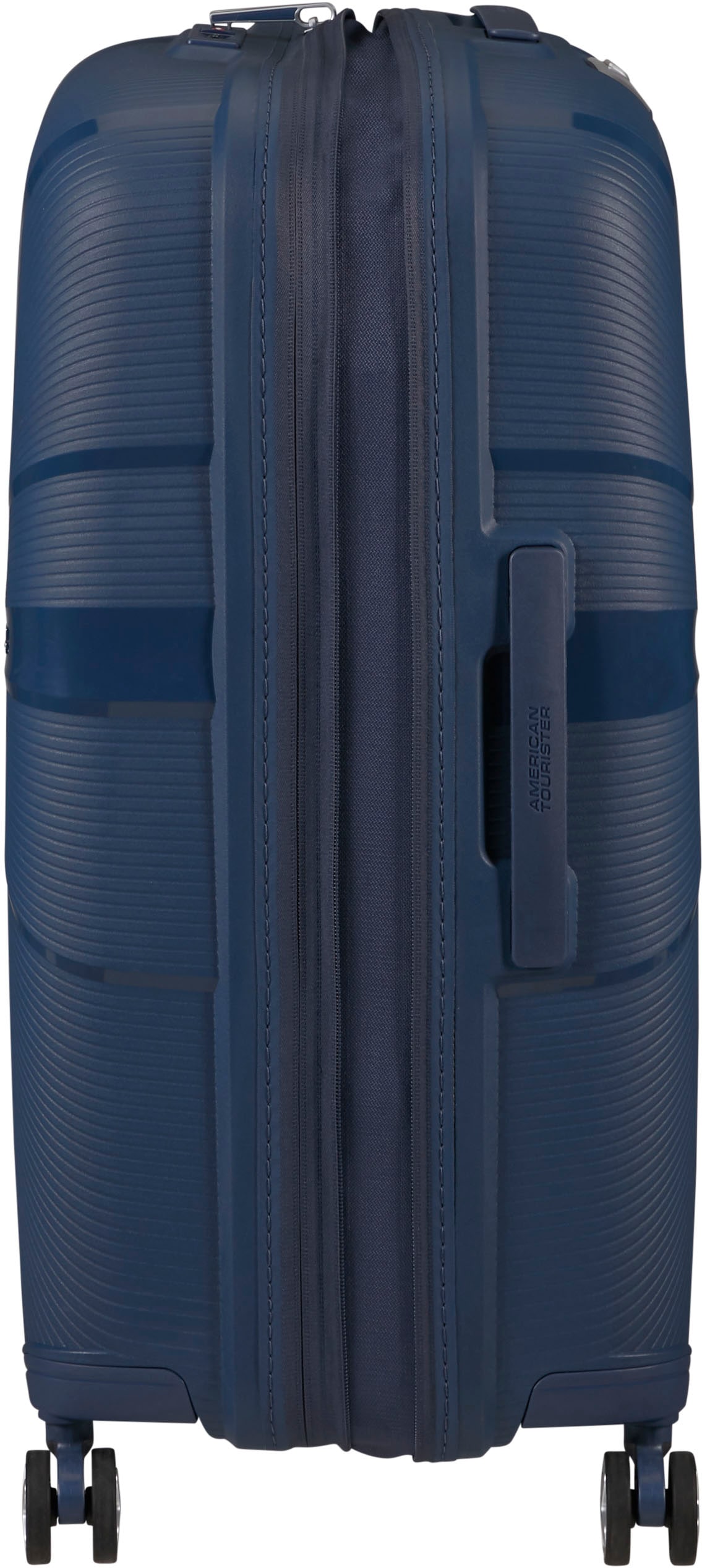 American Tourister® Hartschalen-Trolley »Starvibe, navy, 67 cm«, 4 Rollen, mit Volumenerweiterung; enthält recyceltes Material