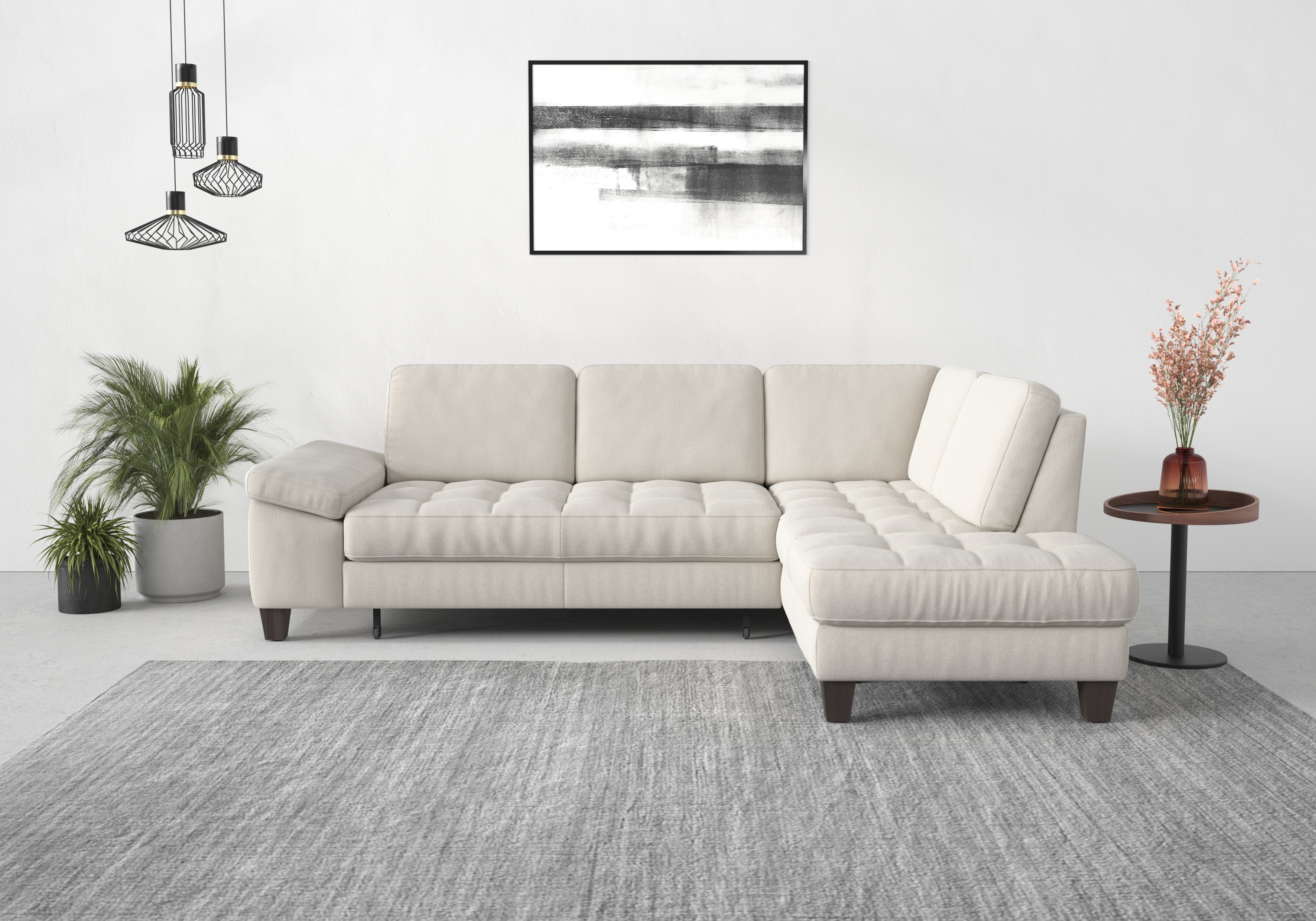 sit&more Ecksofa "Westham L-Form" mit Ottomane, mit oder ohne Schlaffunktion, Bettkasten, Verstellung