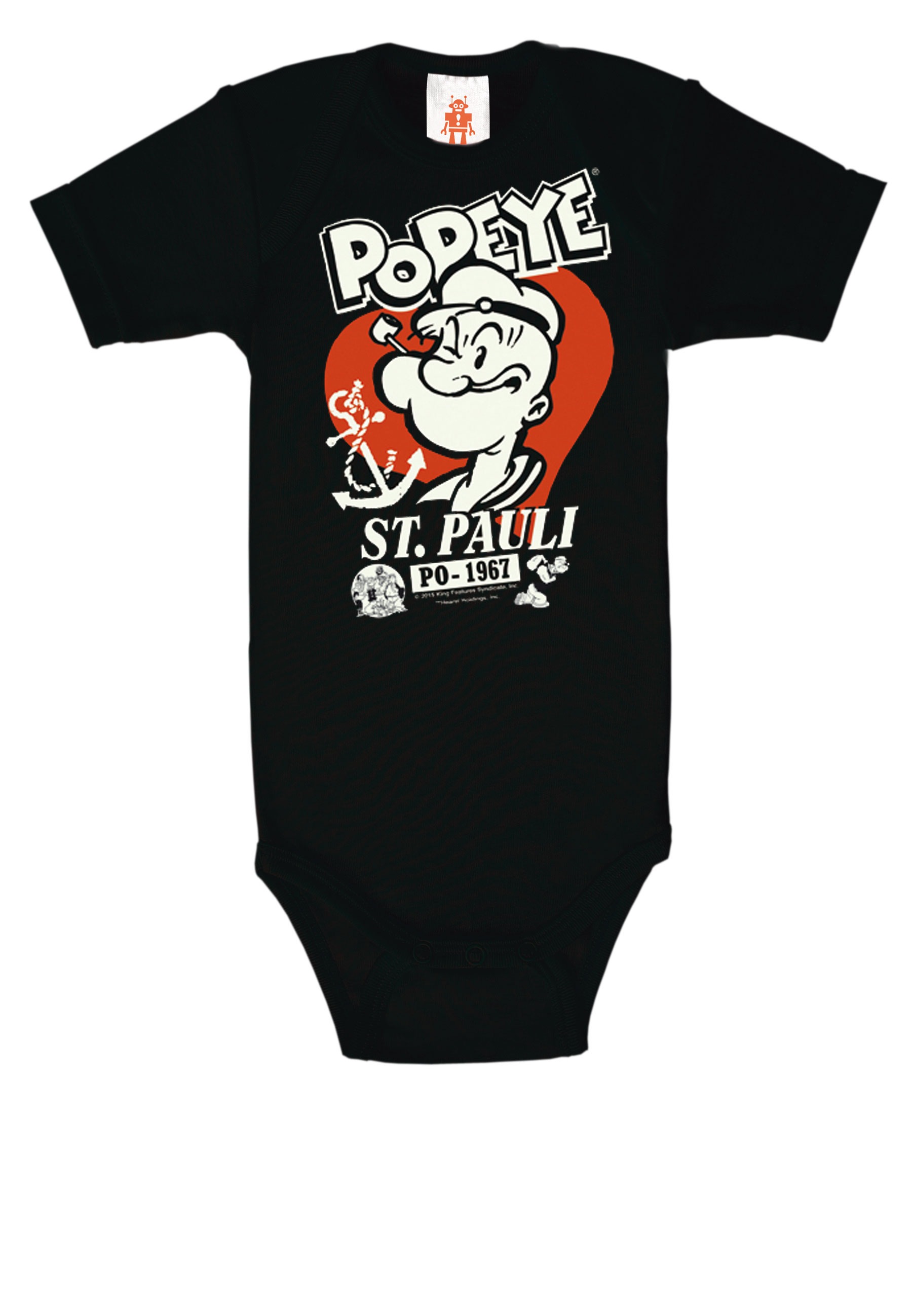 Logoshirt Glaustinukė su Popeye Logo