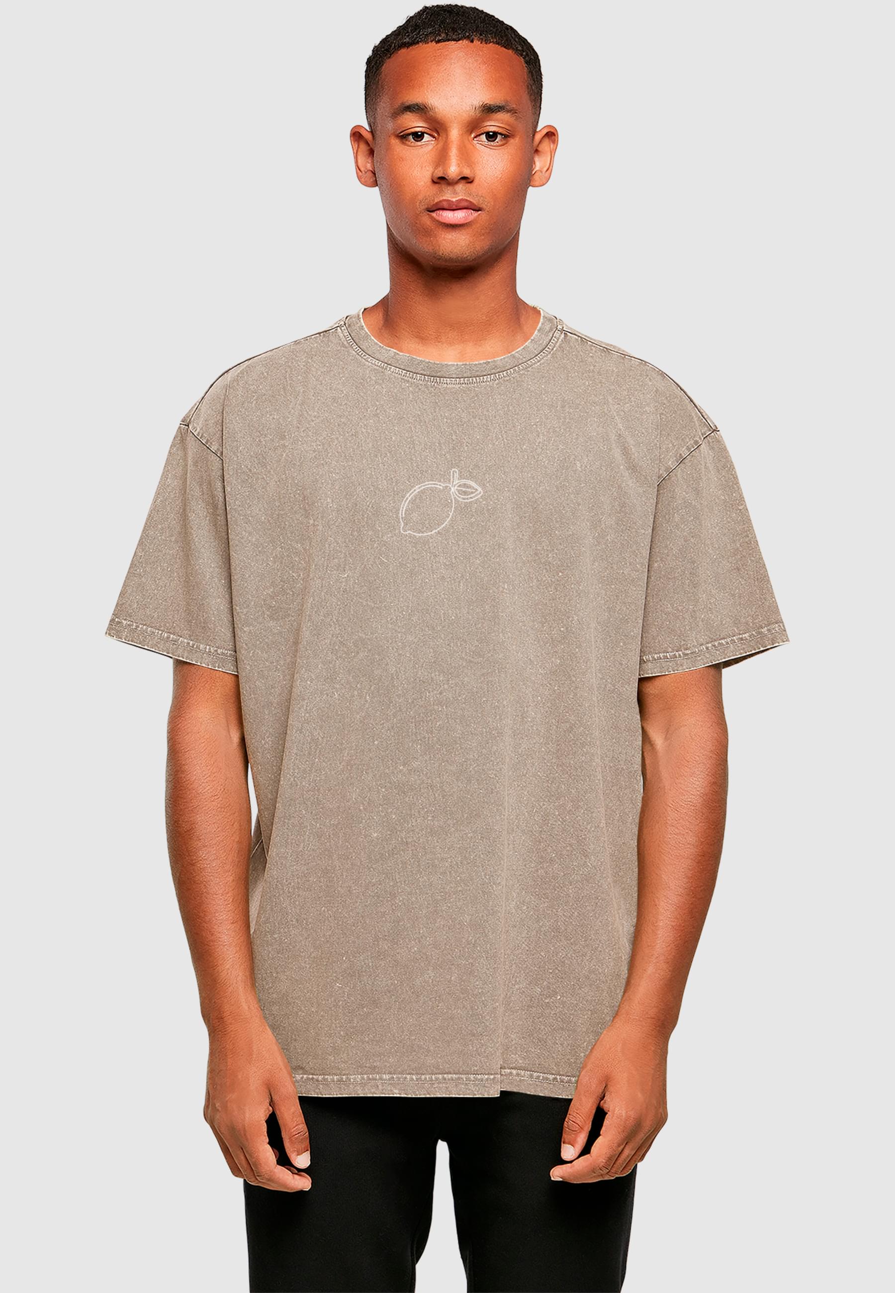 Thumbnail - Merchcode T-Shirt "Merchcode Summer - Lemon Acid Washed Oversize Tee", (1 tlg.)