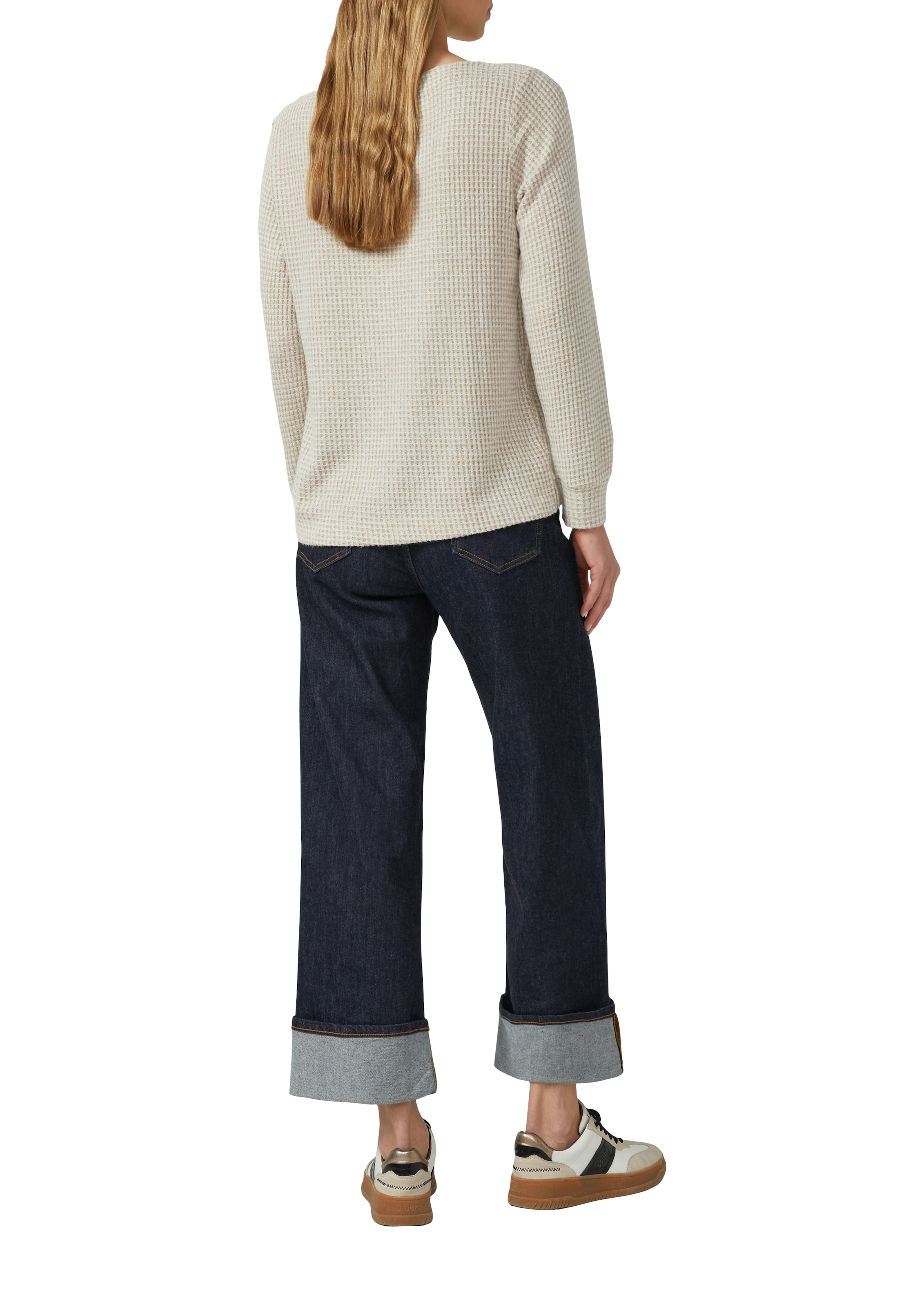 s.Oliver Langarmshirt mit Stretchanteil