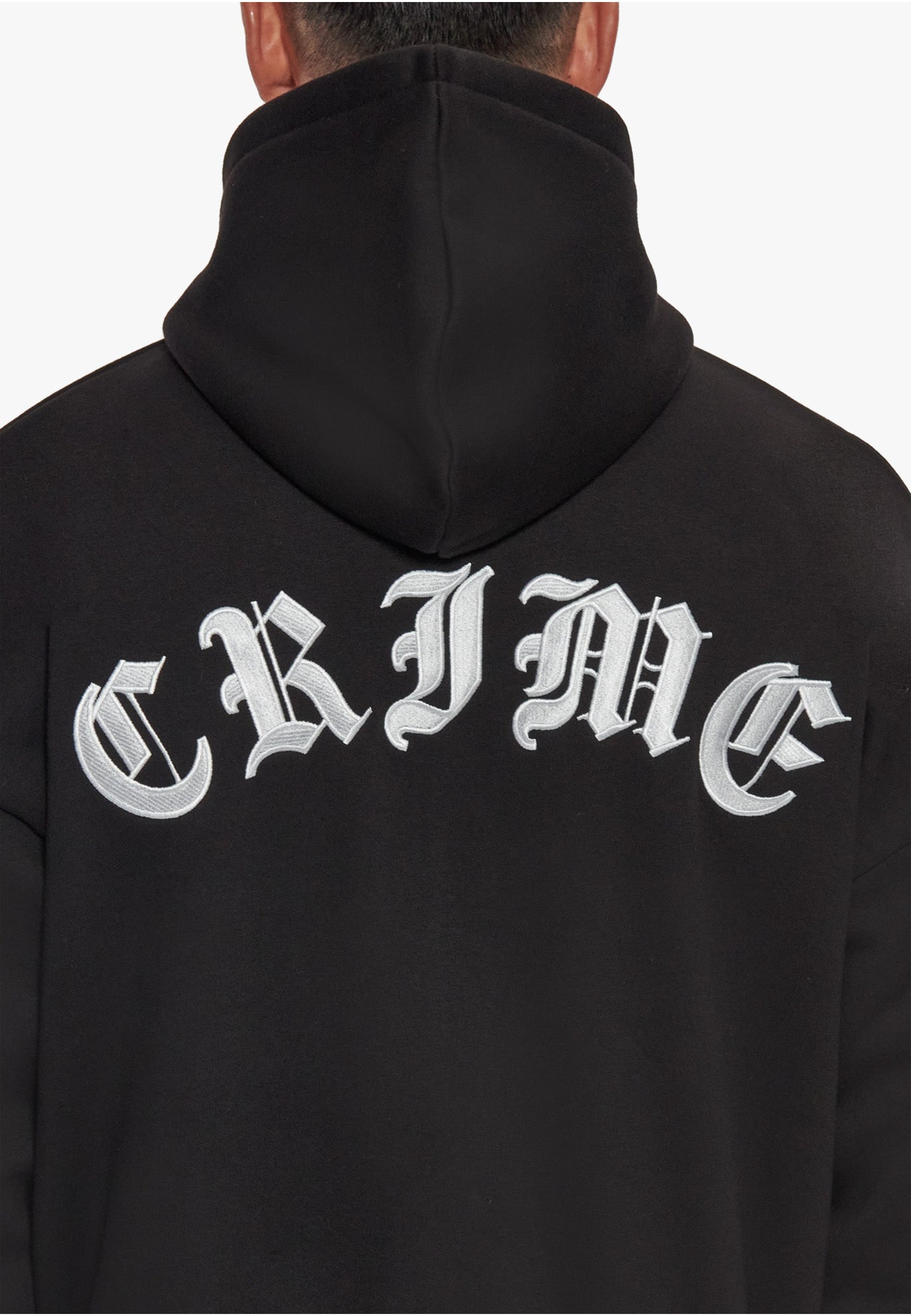 Dropsize Kapuzensweatshirt »Dropsize Herren Super Heavy Oversized Crime Zip Hoodie«, 1
