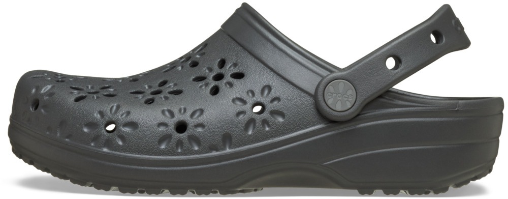 Crocs Clog »Classic Floral Cut Out Clog«, Sandale, Sommerschuh, Loafer mit Lüftungsöffnungen in Blütenstruktur