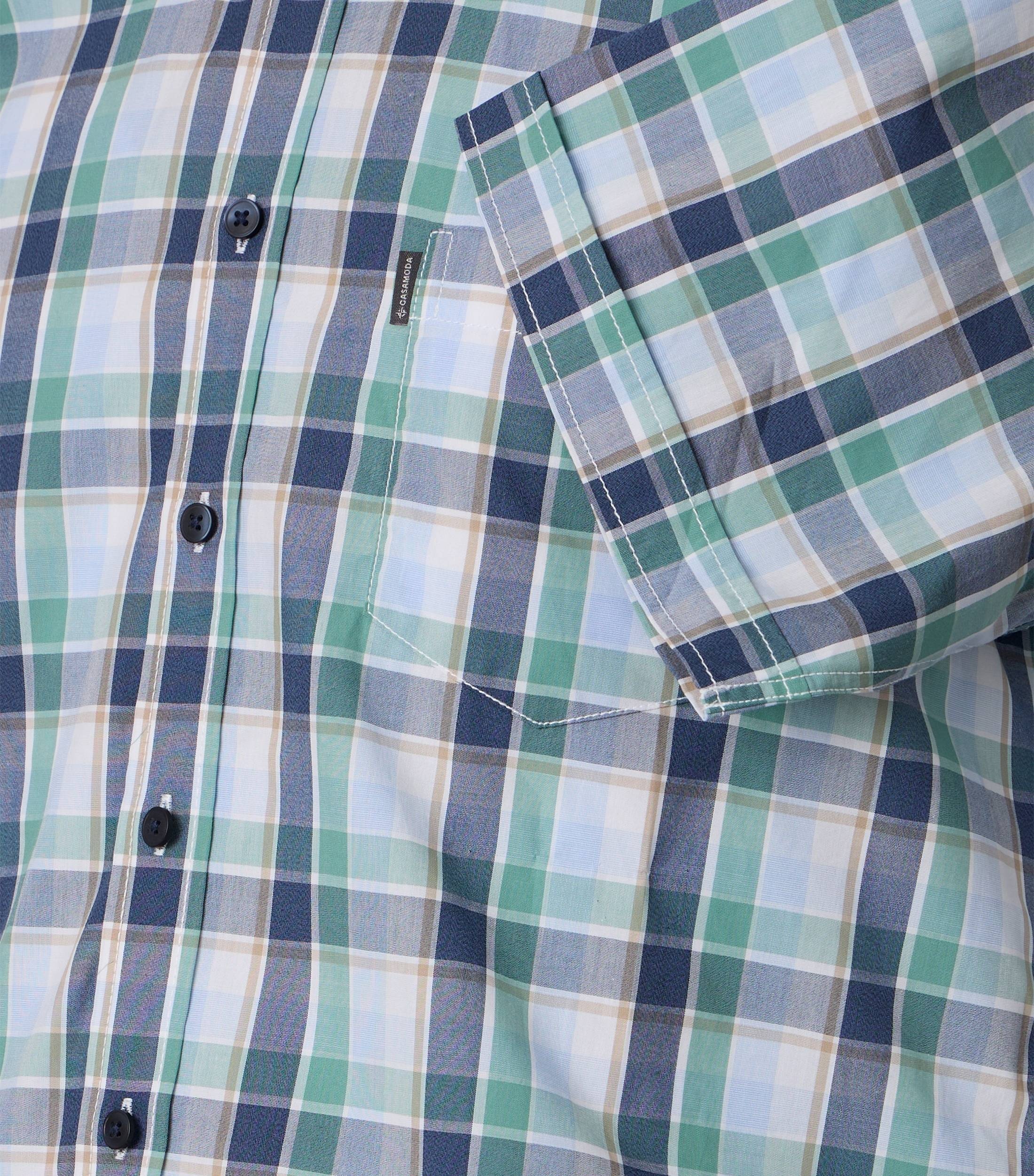 CASAMODA Kurzarmhemd »CASAMODA Freizeithemd Kurzarm kariert«