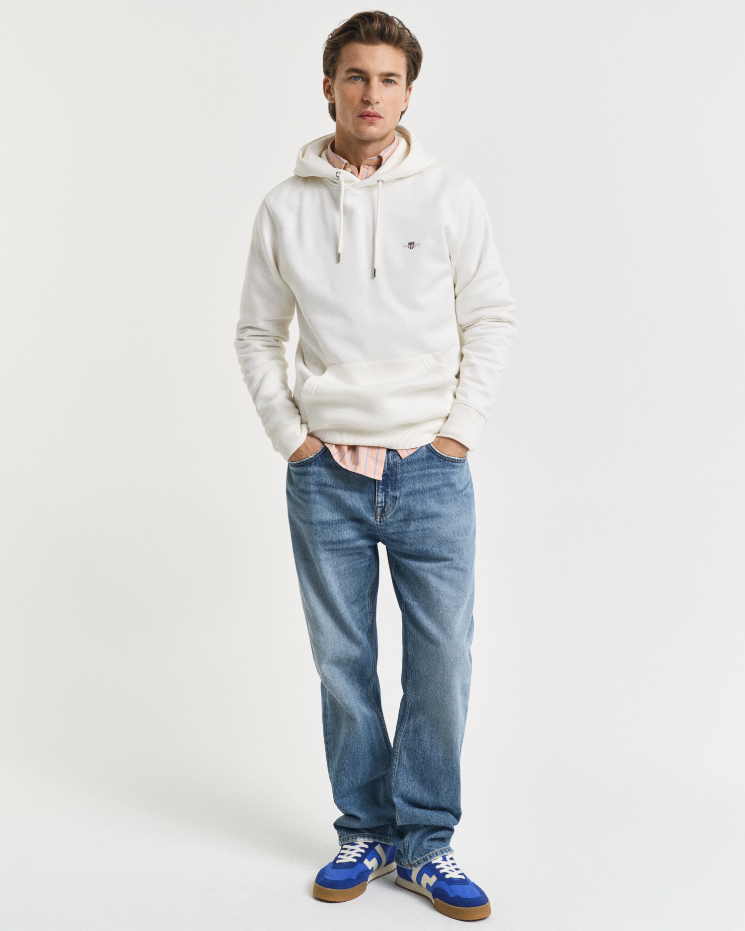 Gant Hoodie »REG SHIELD HOODIE«, mit Logostickerei auf der Brust