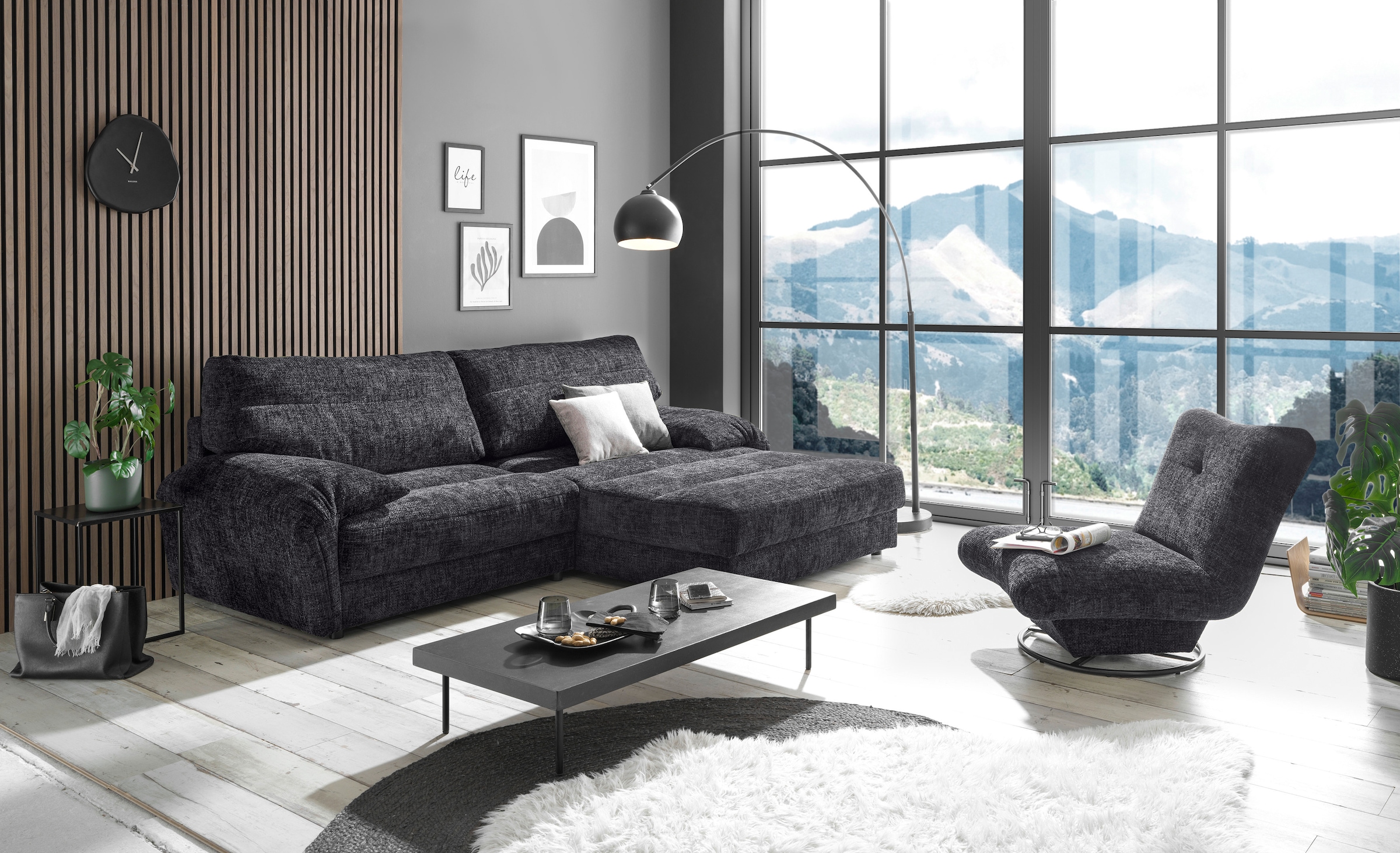 ED EXCITING DESIGN Ecksofa »Princeton L-Form«
