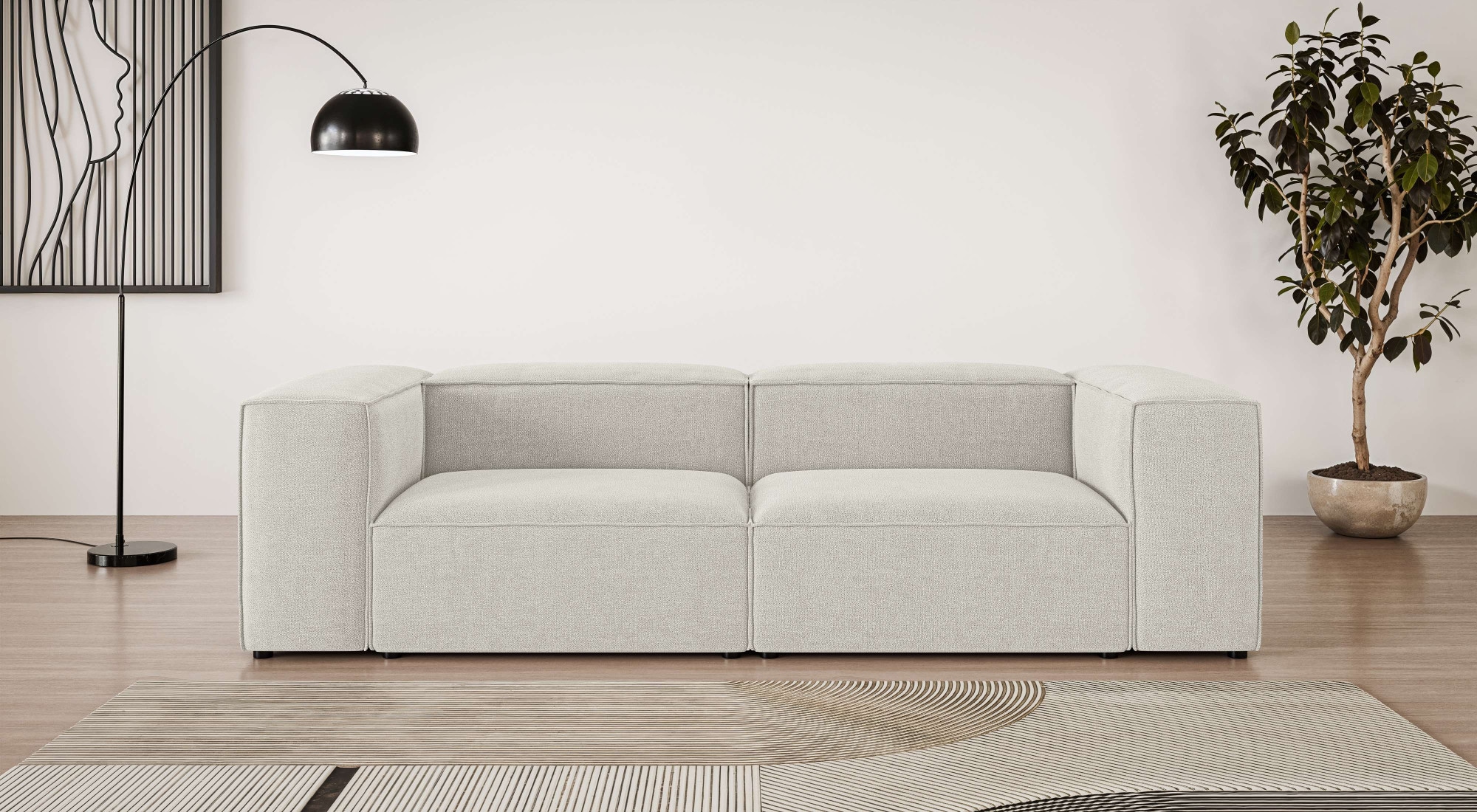 INOSIGN Big-Sofa "HAILY Modularsofa, Maße B/T/H: 260/100/72 cm", als Modul günstig online kaufen