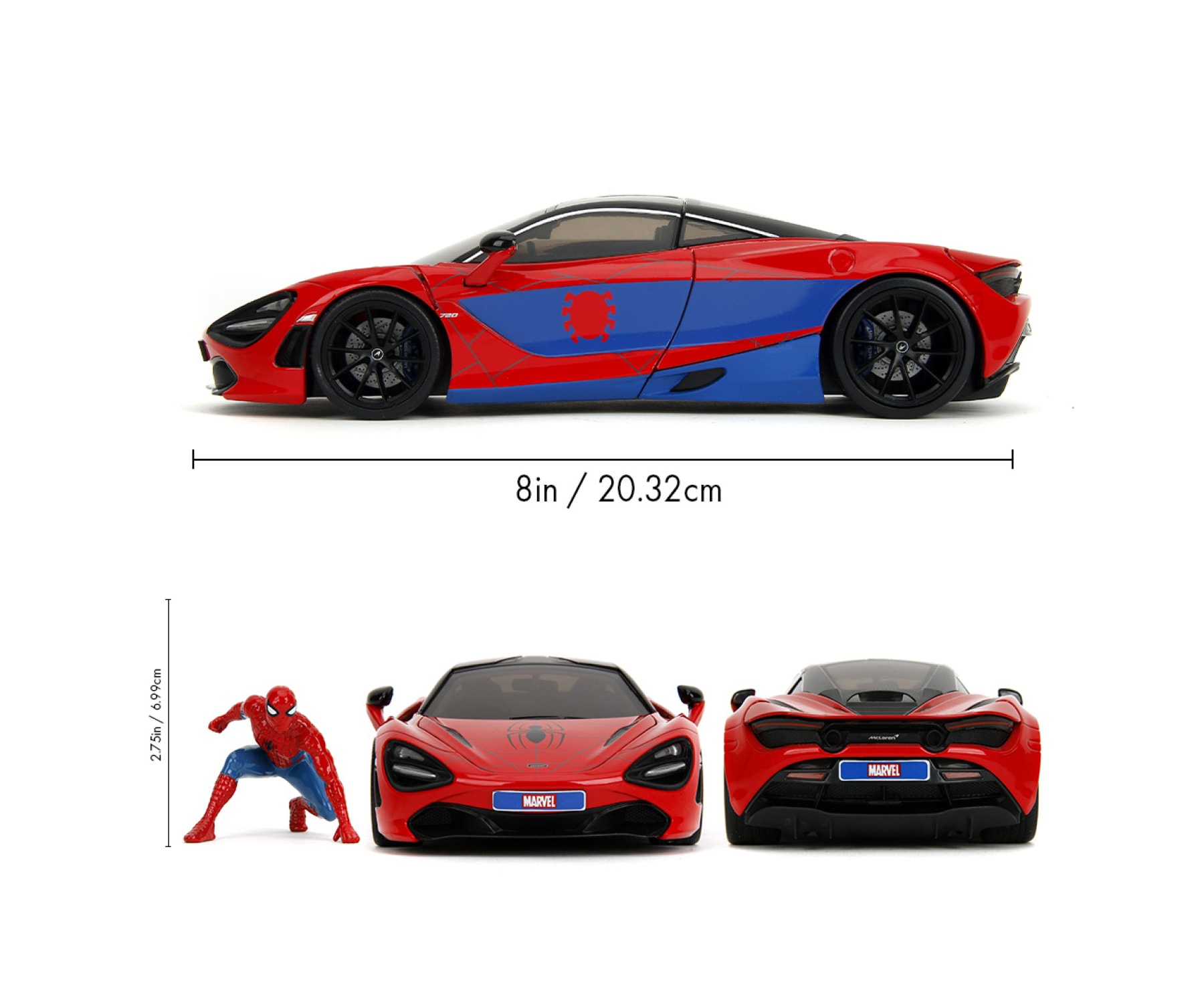 JADA Spielzeug-Auto »Marvel Spider-Man McLaren«