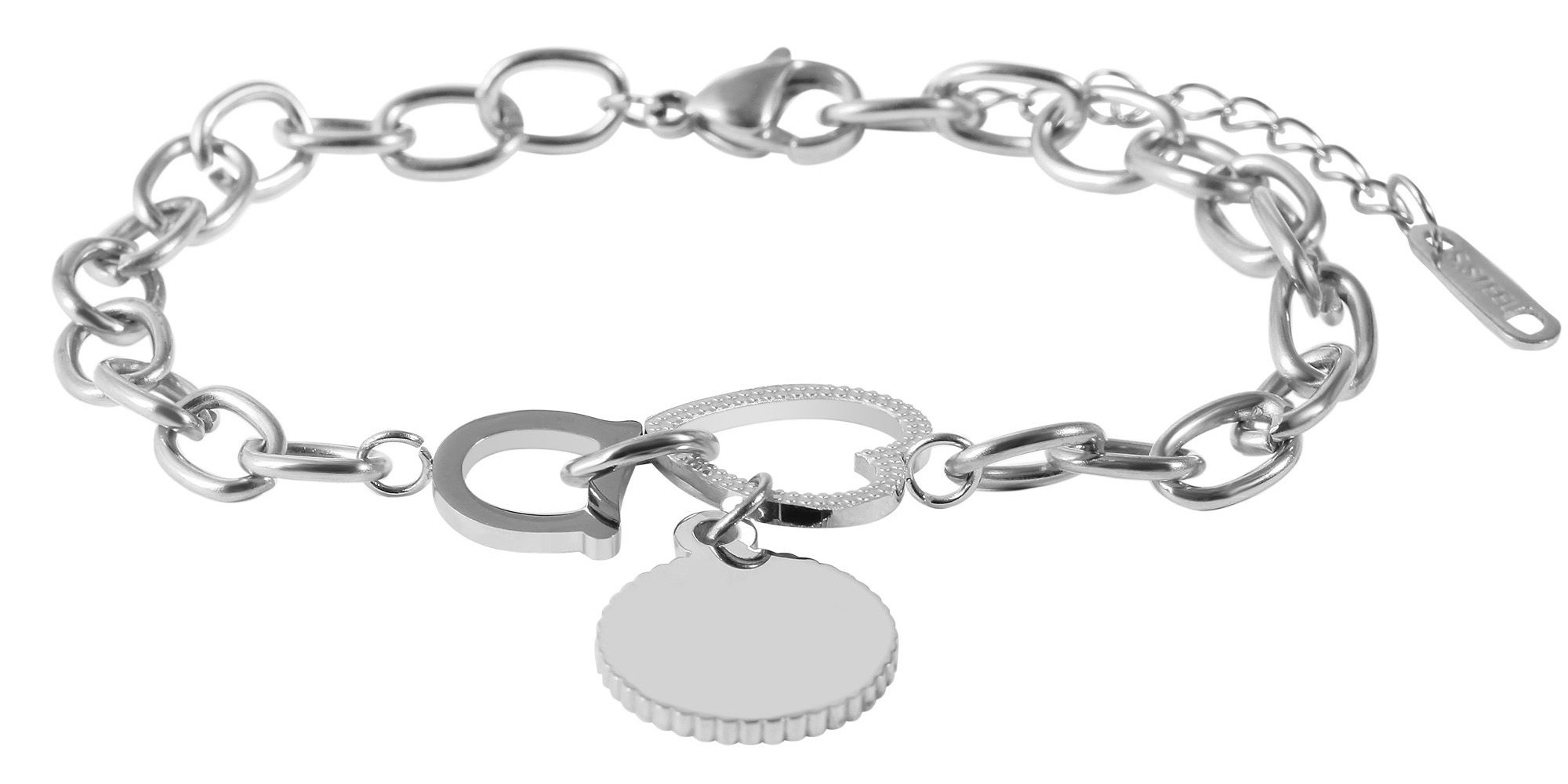 Adelia´s Armband »Armband aus Edelstahl 17+3 cm« Ein stilvolles Geschenk für besondere Momente