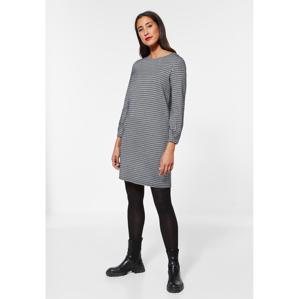 STREET ONE Midikleid mit allover Print