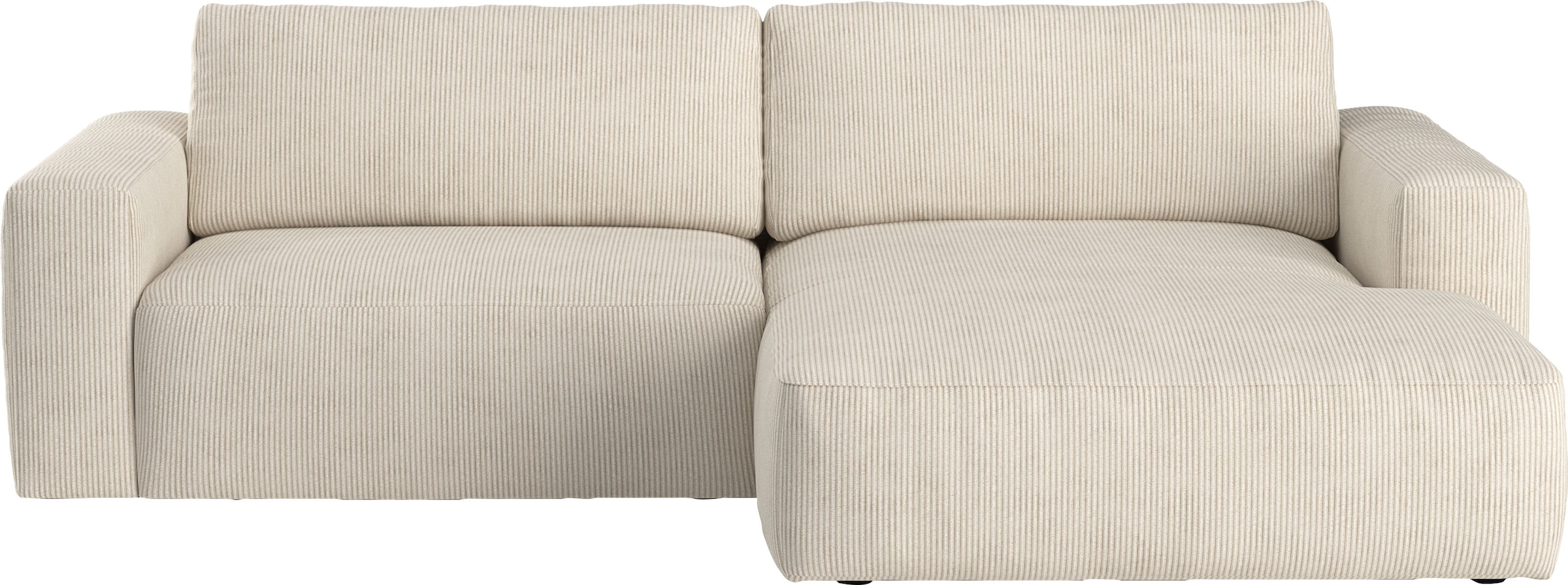 COTTA Ecksofa Lasso L-Form, XL-Sofa, mit breiter Recamiere im trendigen Cor günstig online kaufen