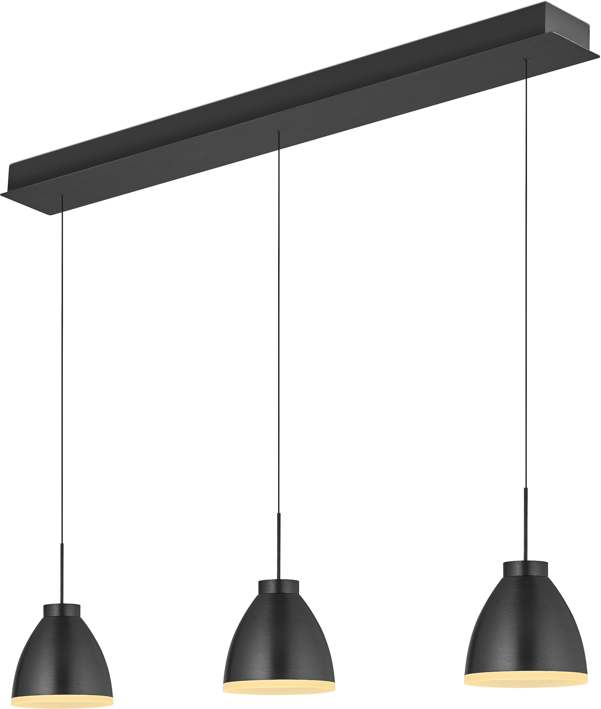 HELL höllisch gutes Licht LED Pendelleuchte »HENRI« LED-Modul 1 Stk. Warmweiß B-Link Fernbedienung,  Stufenlos höhenverstellbar