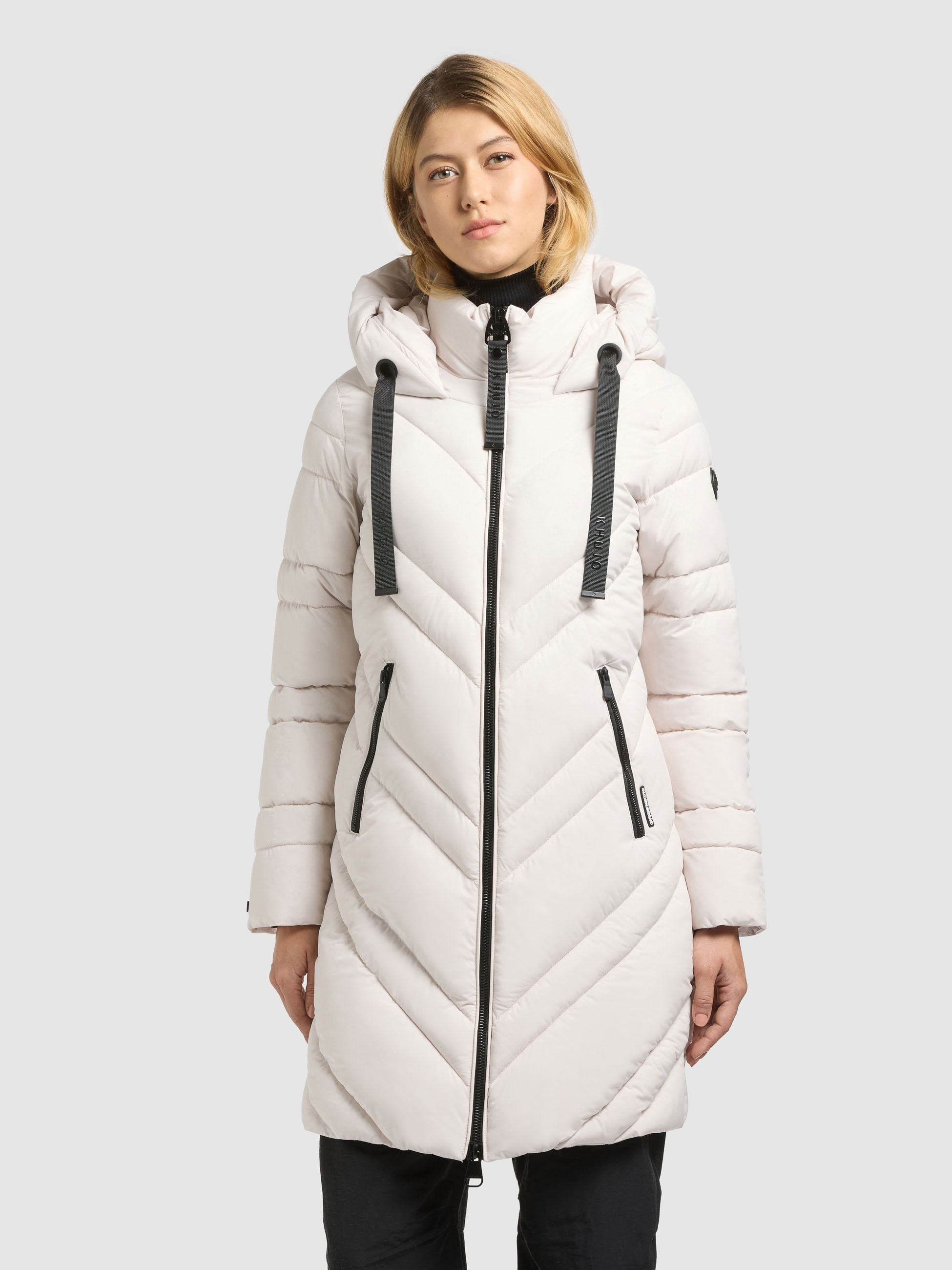 khujo Steppmantel "TABY2" Taschenbeutel mit Fleece