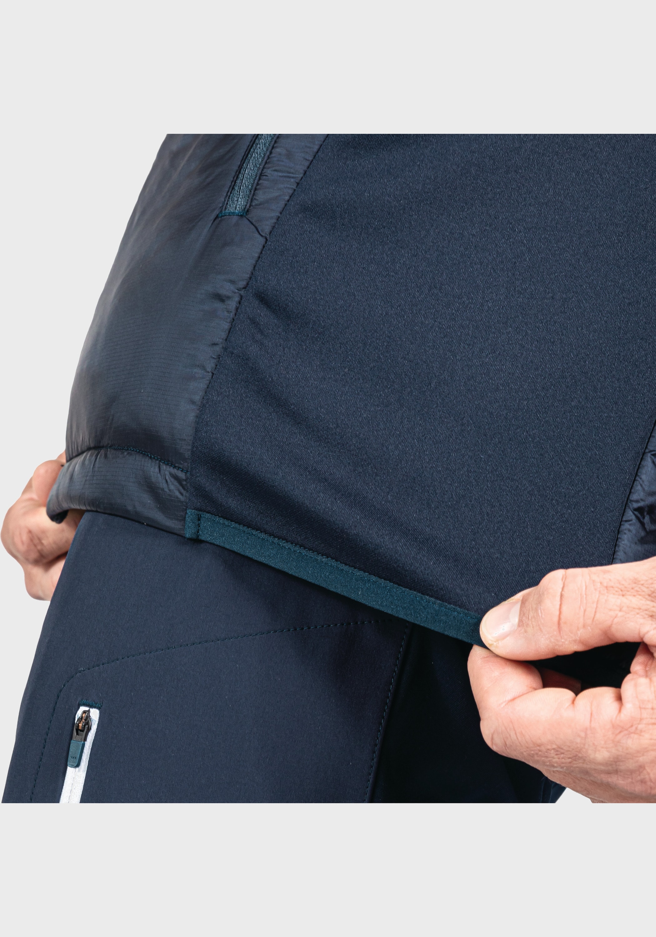 Schöffel Outdoorjacke »Hybrid Jacket Stams M«, mit Kapuze