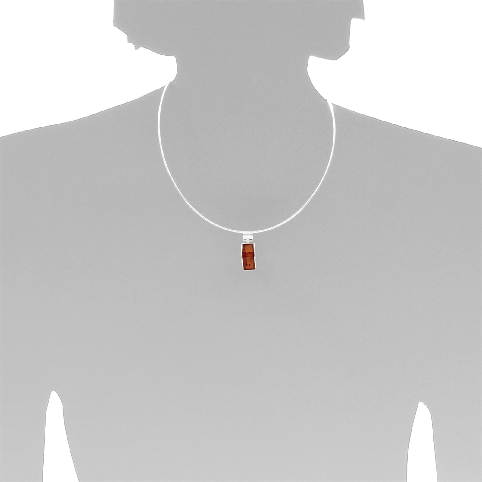 OSTSEE-SCHMUCK Kettenanhänger »- Feikje - Silber 925/000 - Bernstein« ()