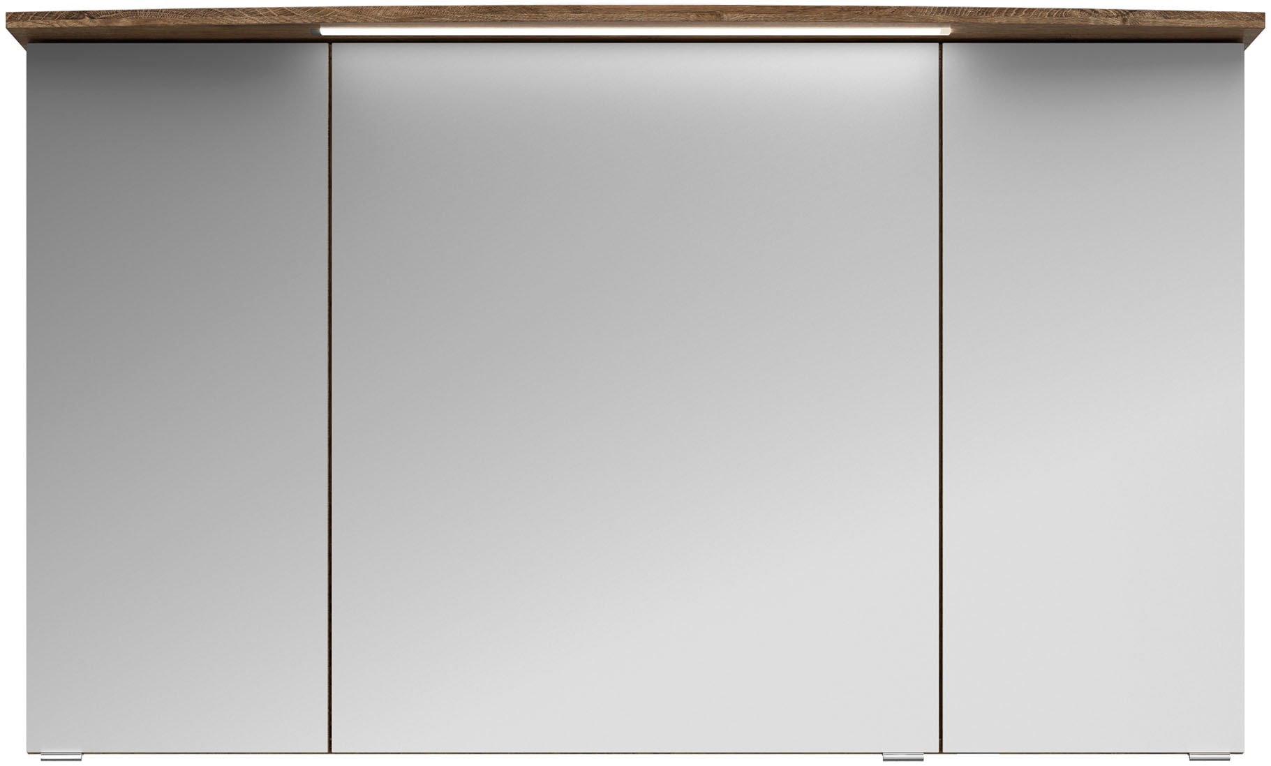 Saphir Badezimmerspiegelschrank "Serie 4010 Badezimmer-Spiegelschrank inkl. LED-Beleuchtung im Kranz", Badschrank 122 cm