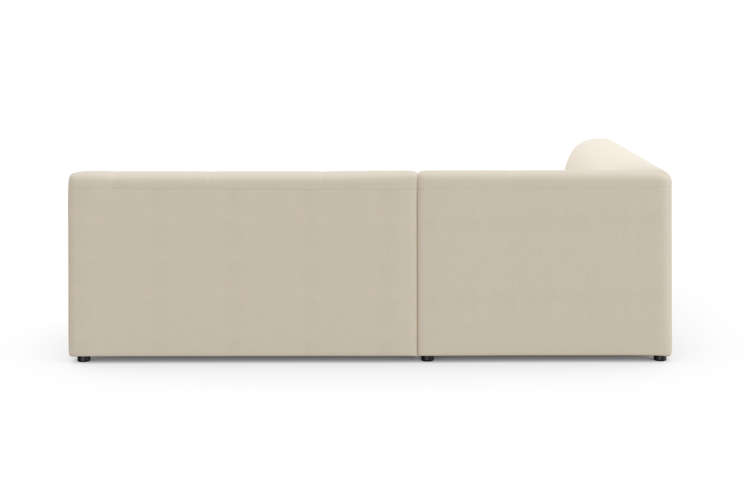 DOMO collection Ecksofa »Topper zeitlos elegant, kompakte Stellmaße, OTTOs Choice, L-Form«, mit Ottomane, wahlweise mit Schlaffunktion