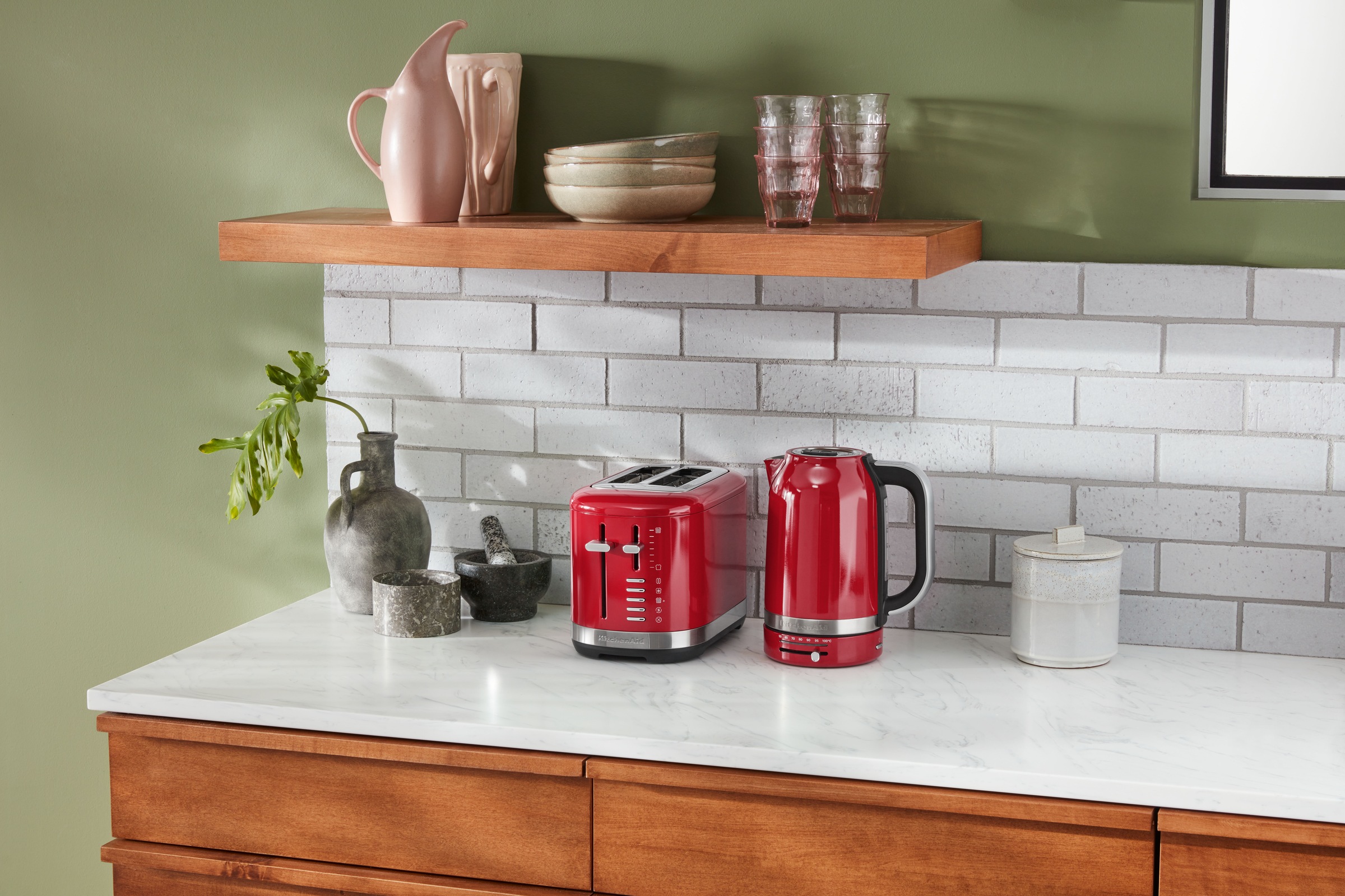 KitchenAid Toaster »5KMT2109EAC empire red«, 2 Schlitze, 980 W