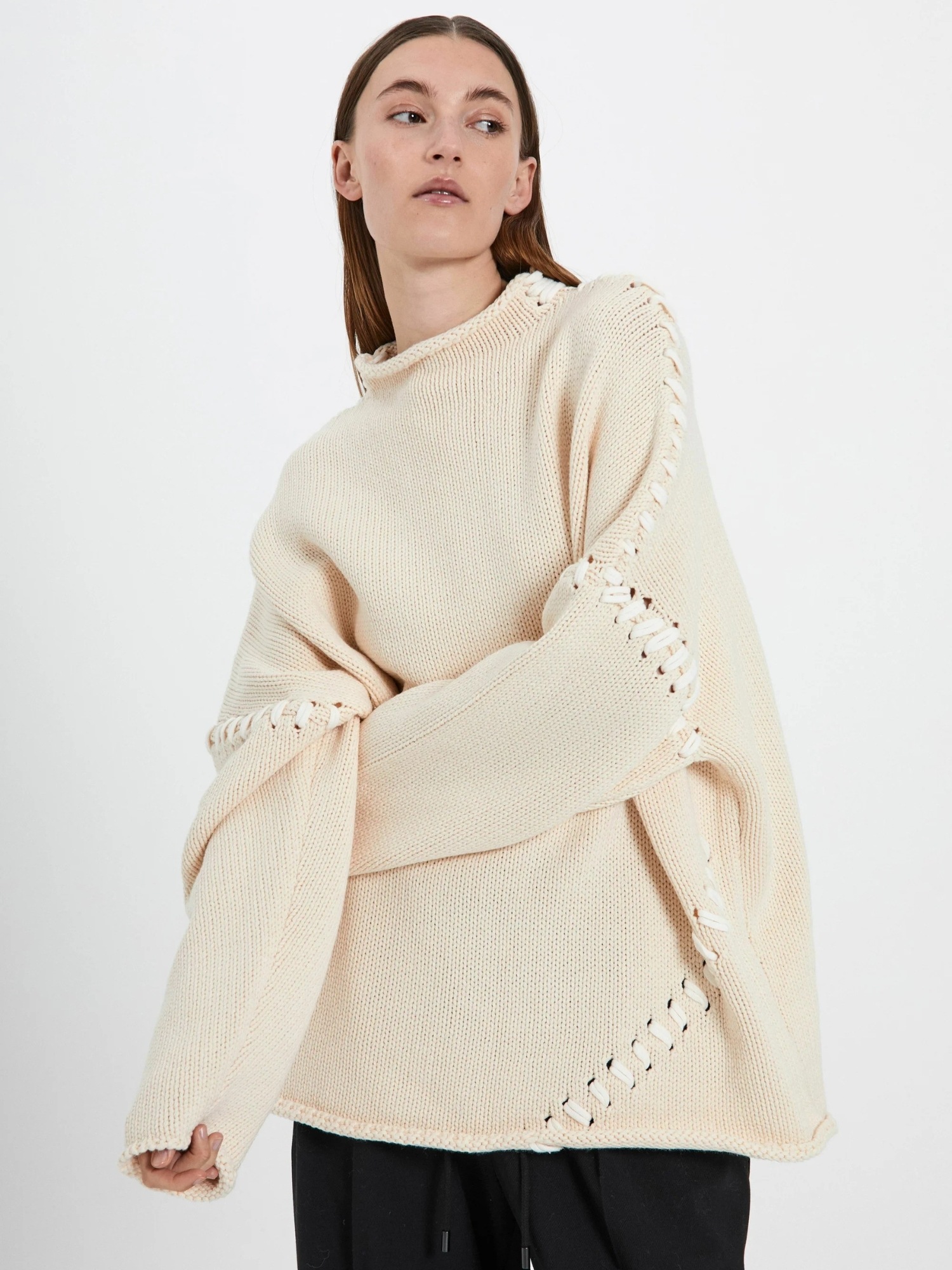 NORR Strickpullover "NORR sweater Strings" günstig online kaufen